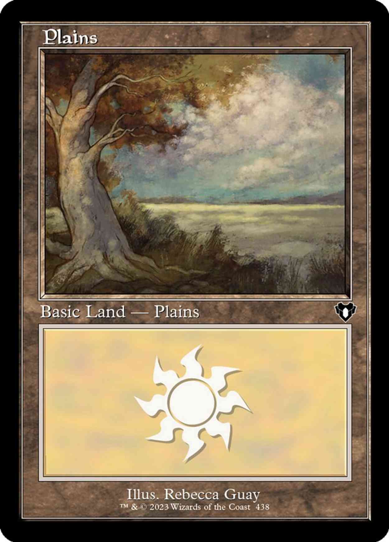 Plains (0438) (Retro Frame) magic card front