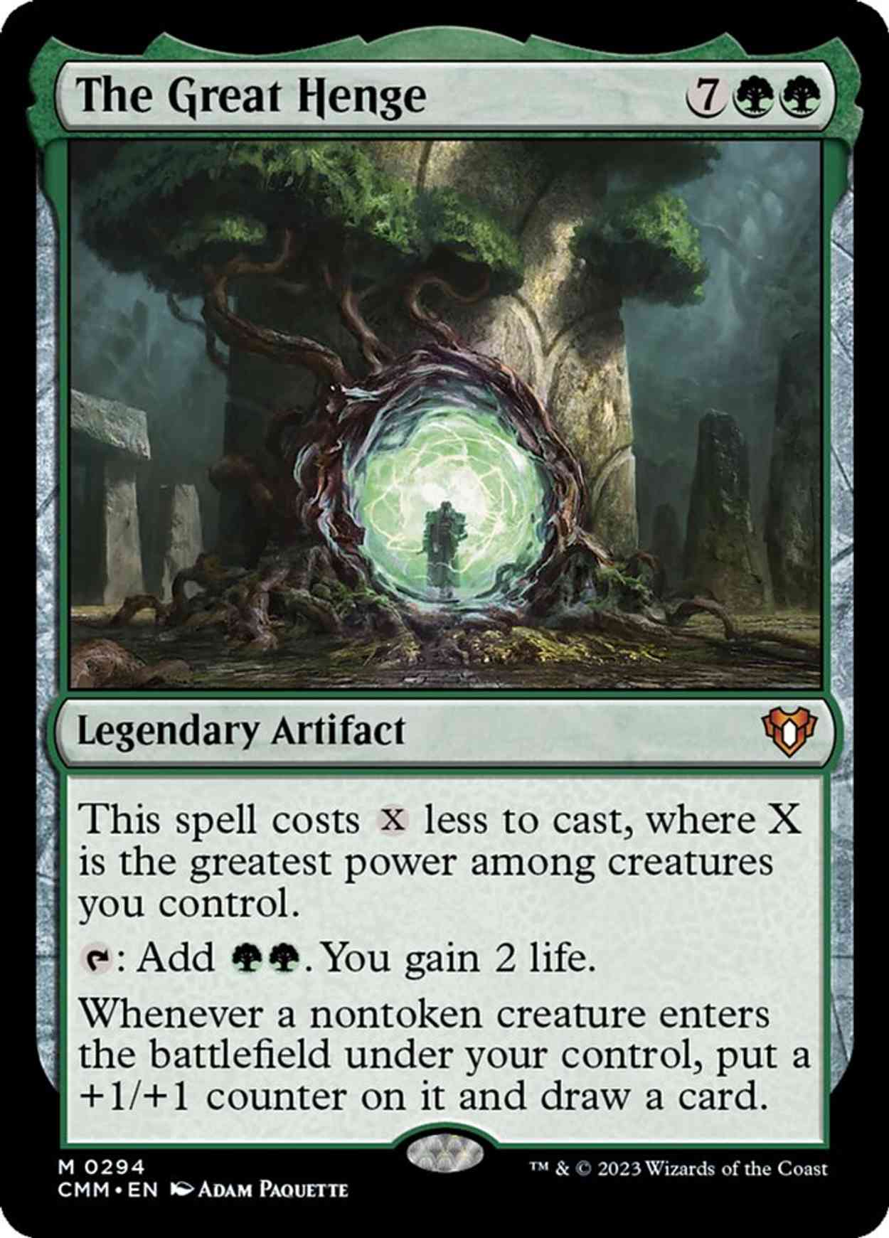 The Great Henge magic card front