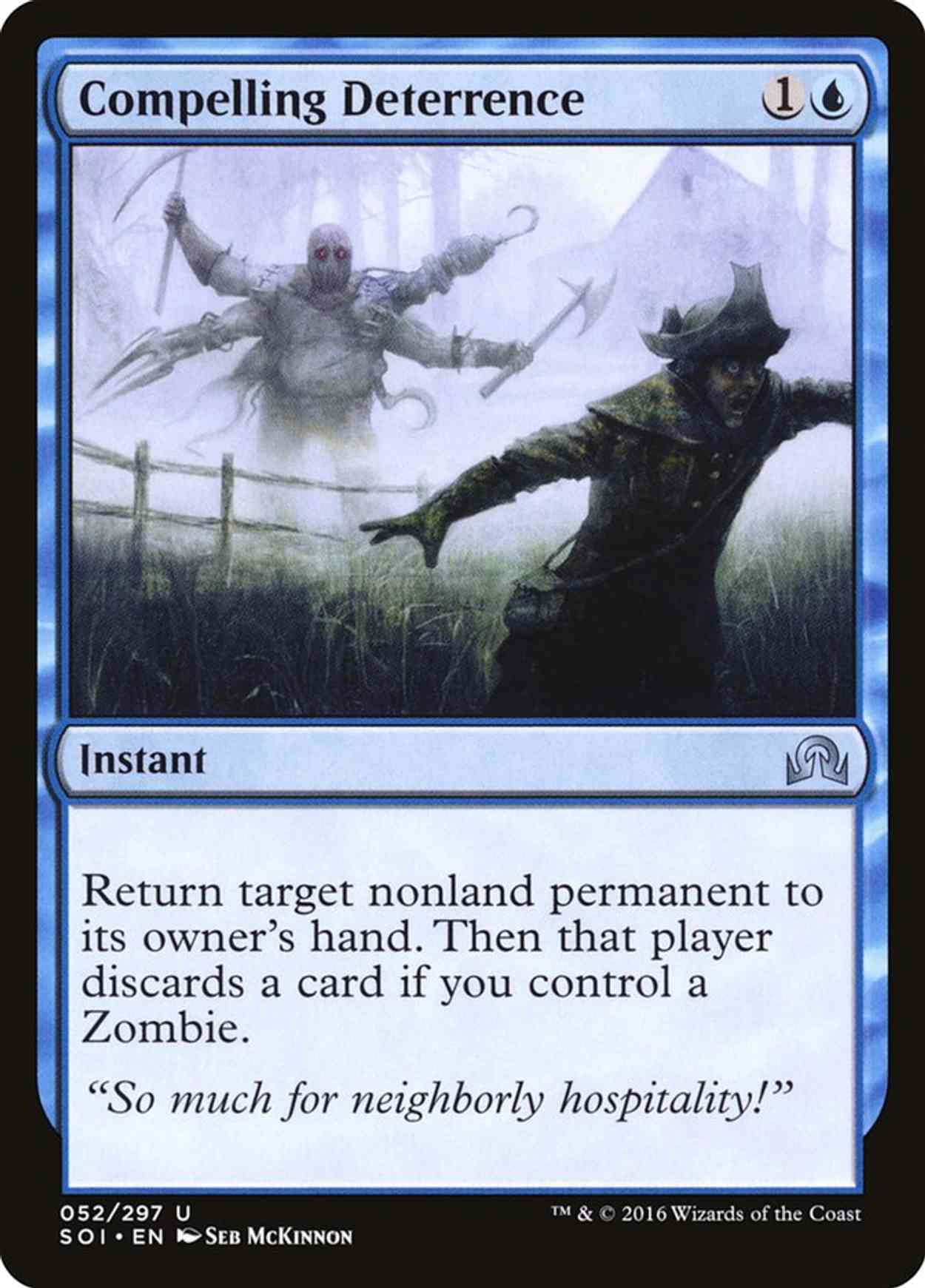 Compelling Deterrence magic card front