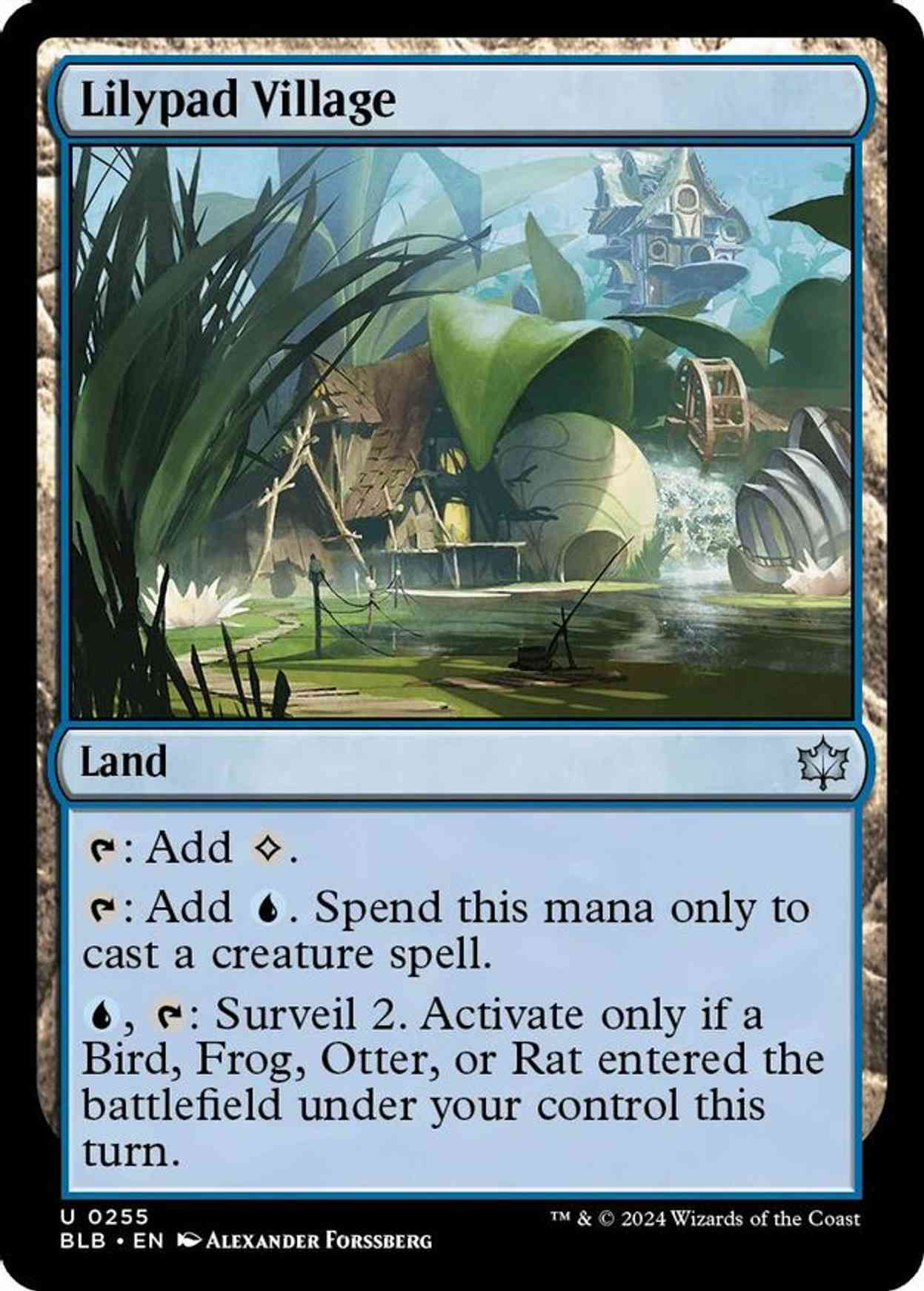 Lilypad Village magic card front