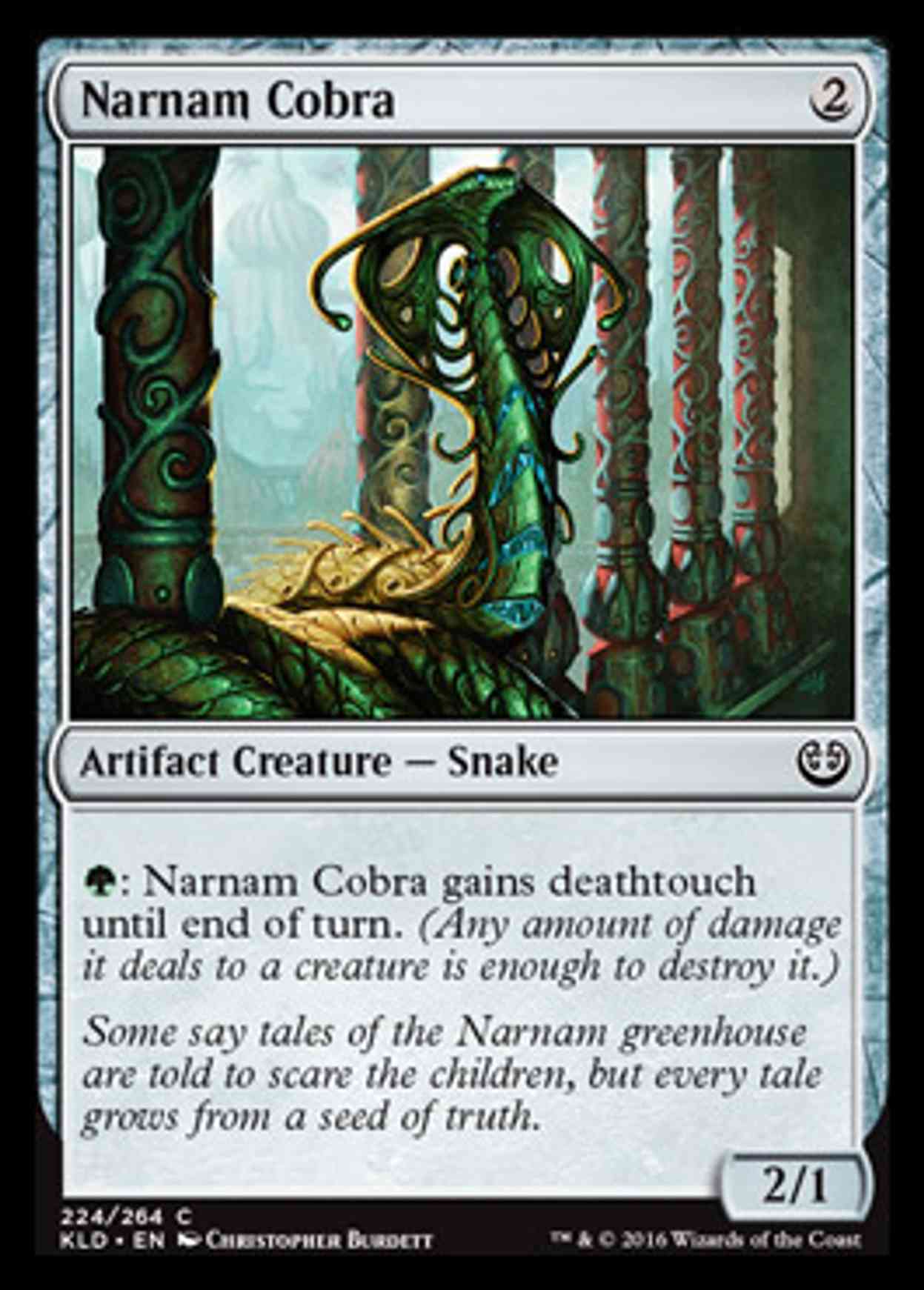 Narnam Cobra magic card front