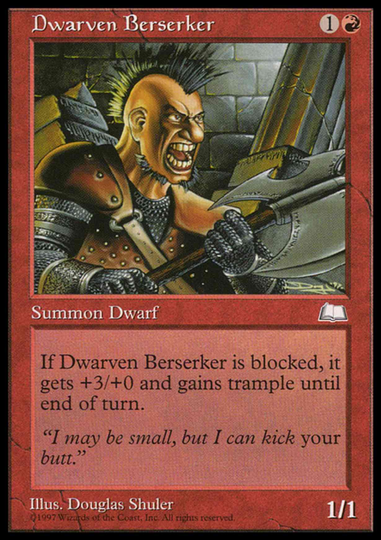 Dwarven Berserker magic card front