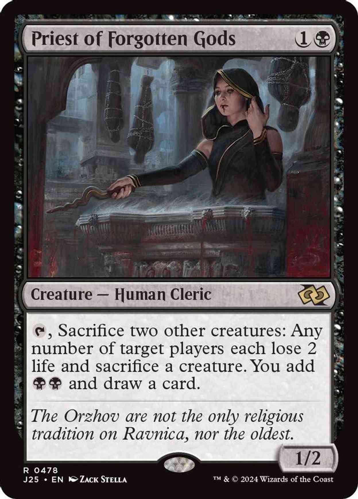 Priest of Forgotten Gods magic card front