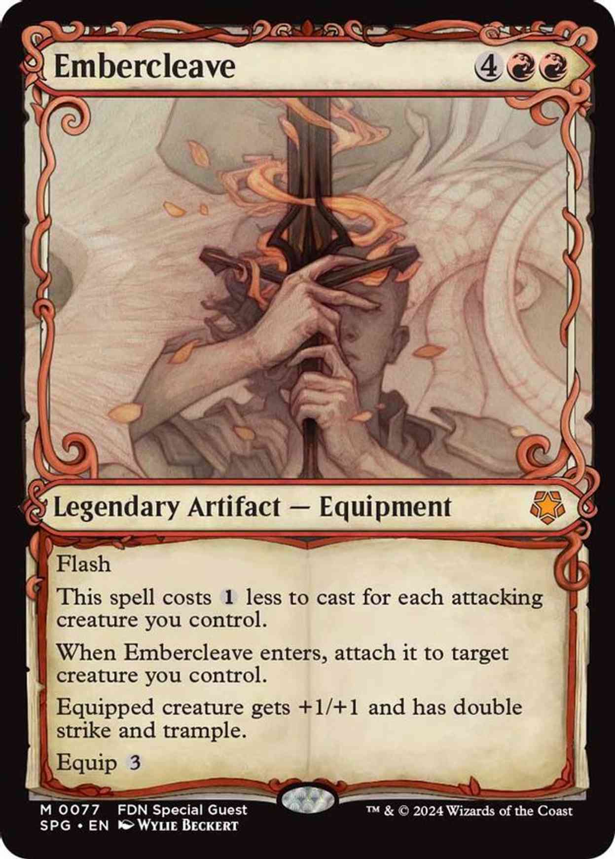 Embercleave (Showcase) magic card front