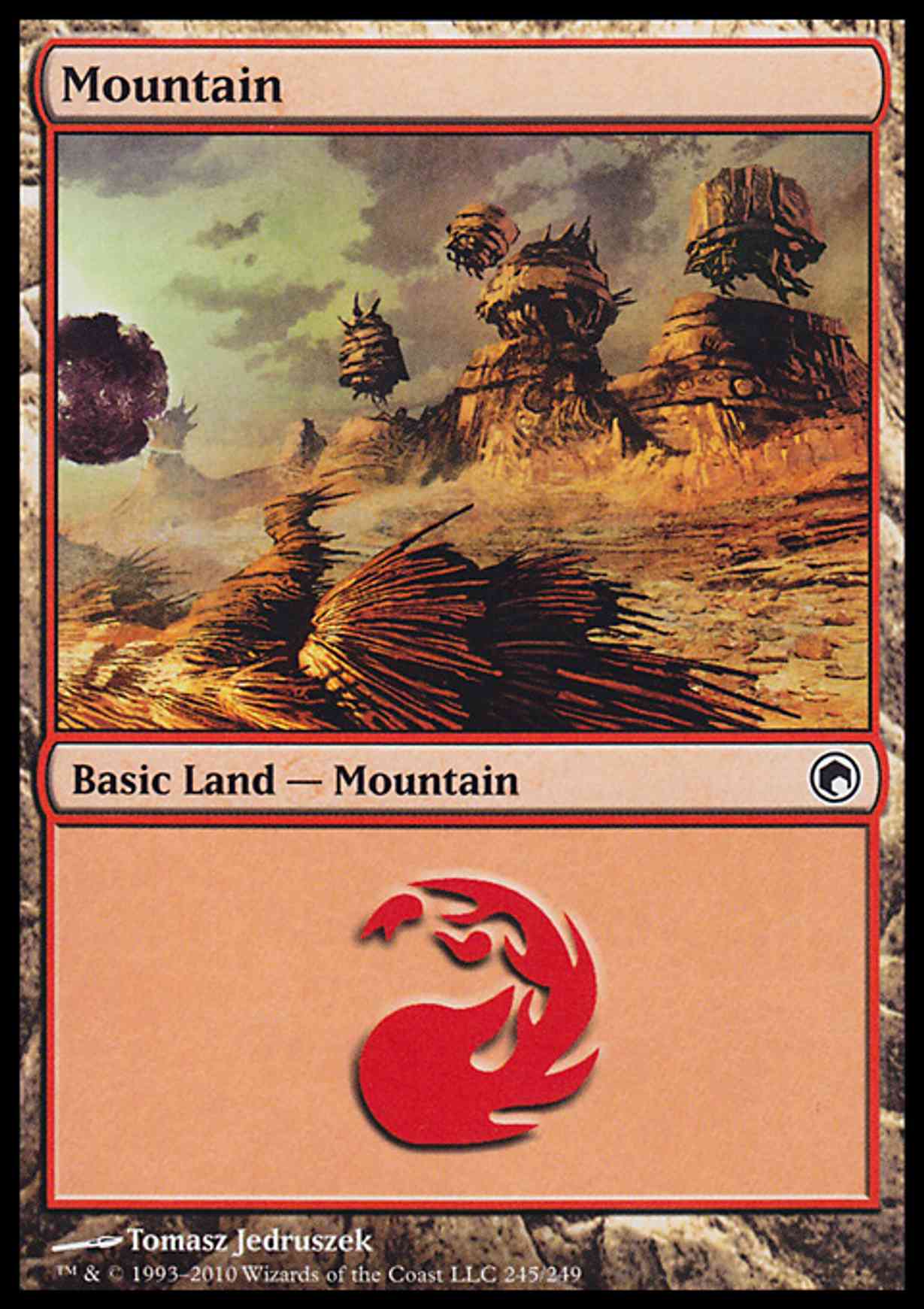 Mountain (245) magic card front