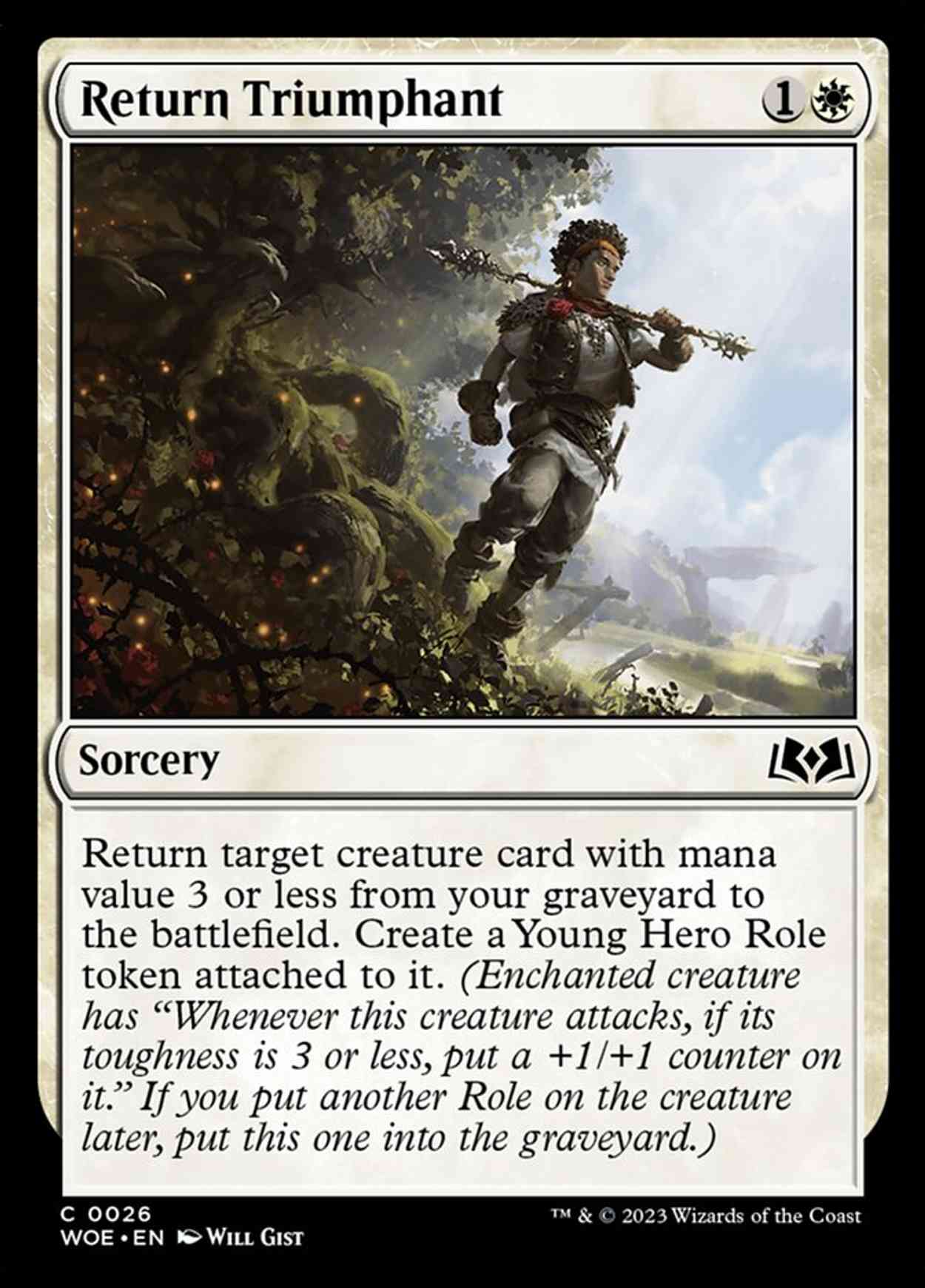 Return Triumphant magic card front