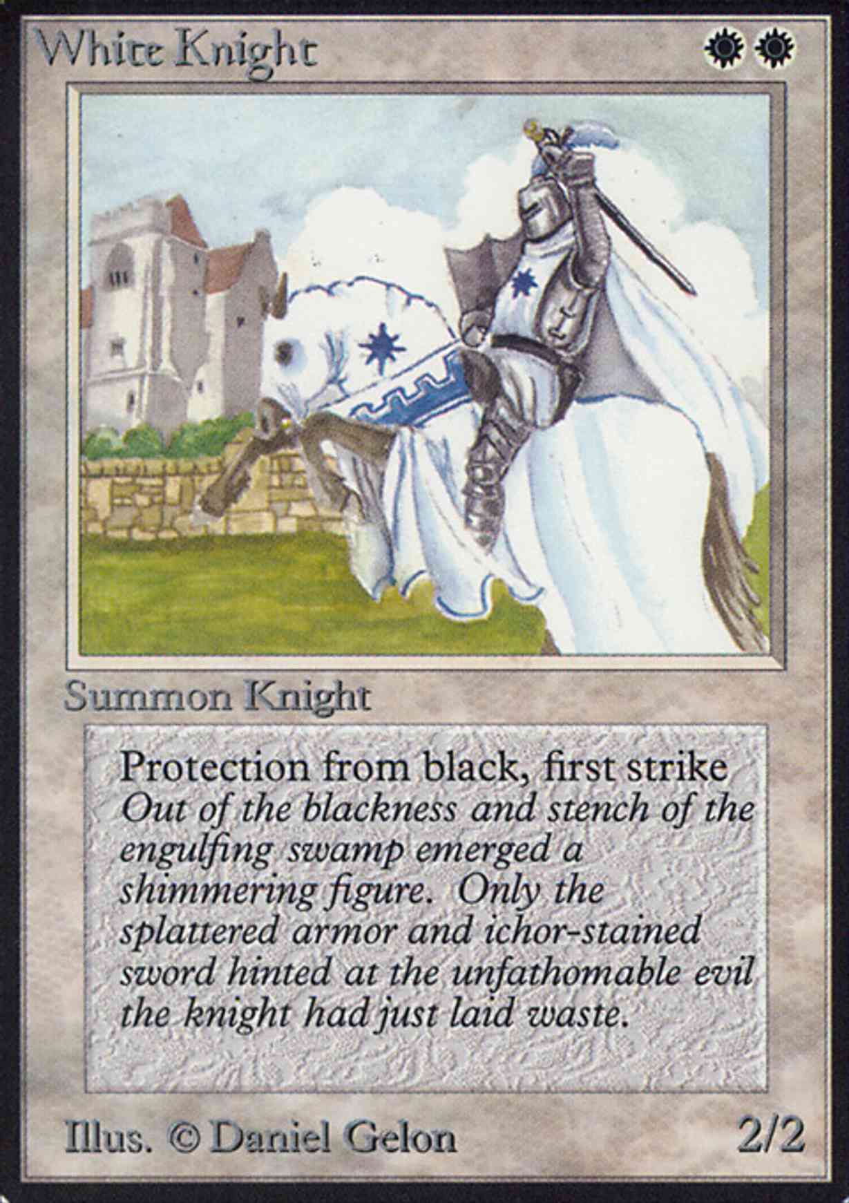 White Knight magic card front