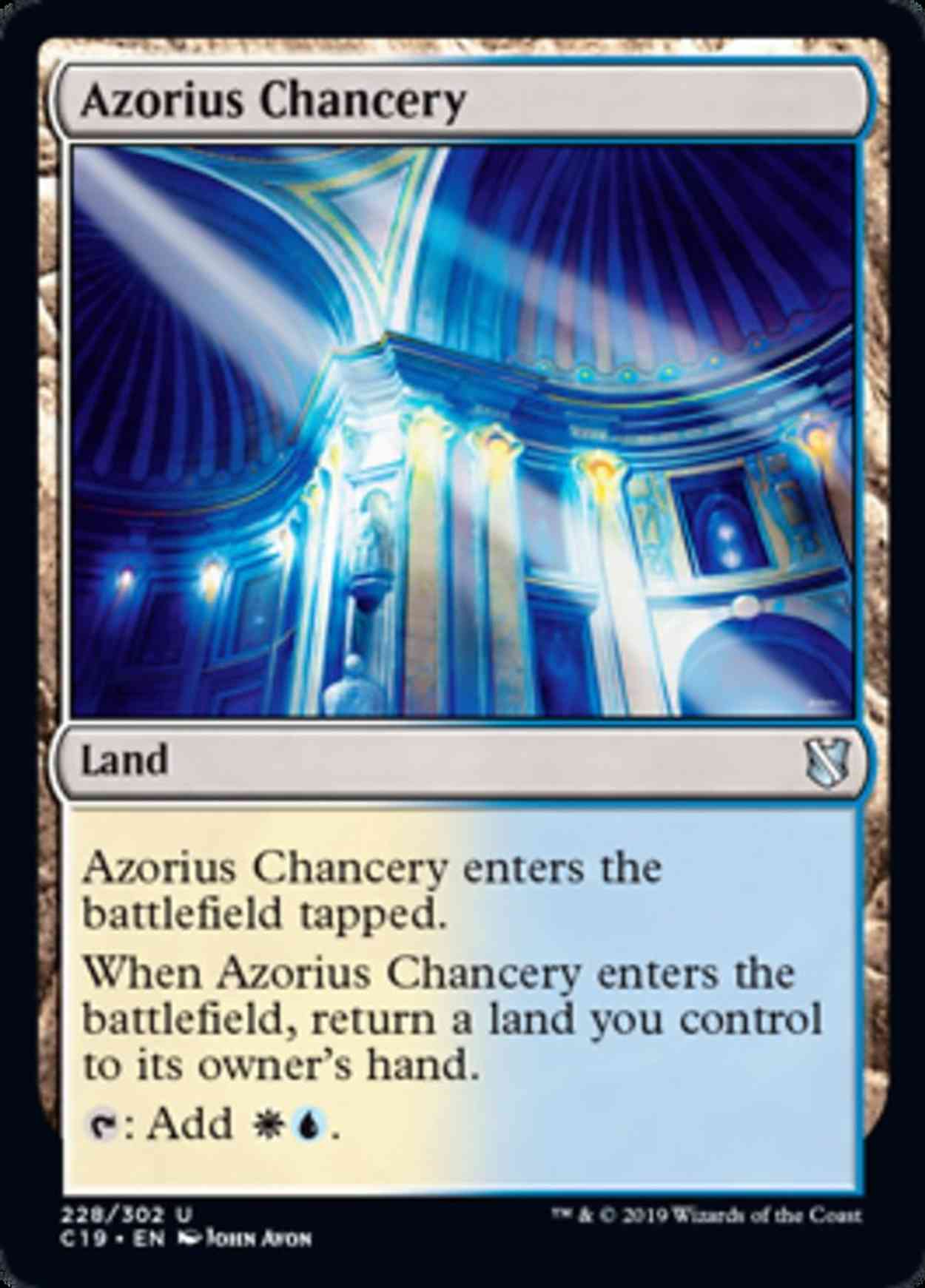 Azorius Chancery magic card front