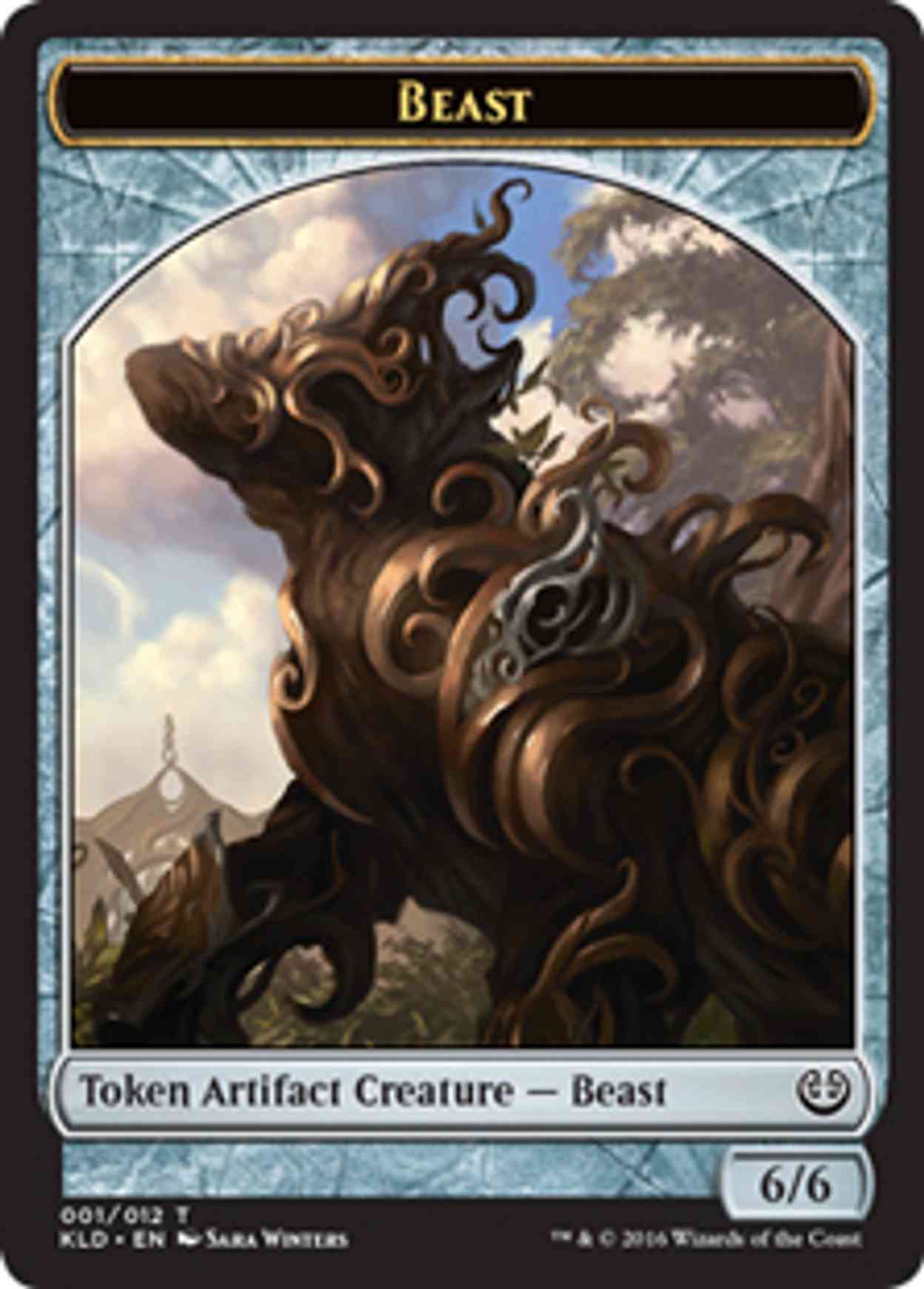 Beast Token (001) magic card front