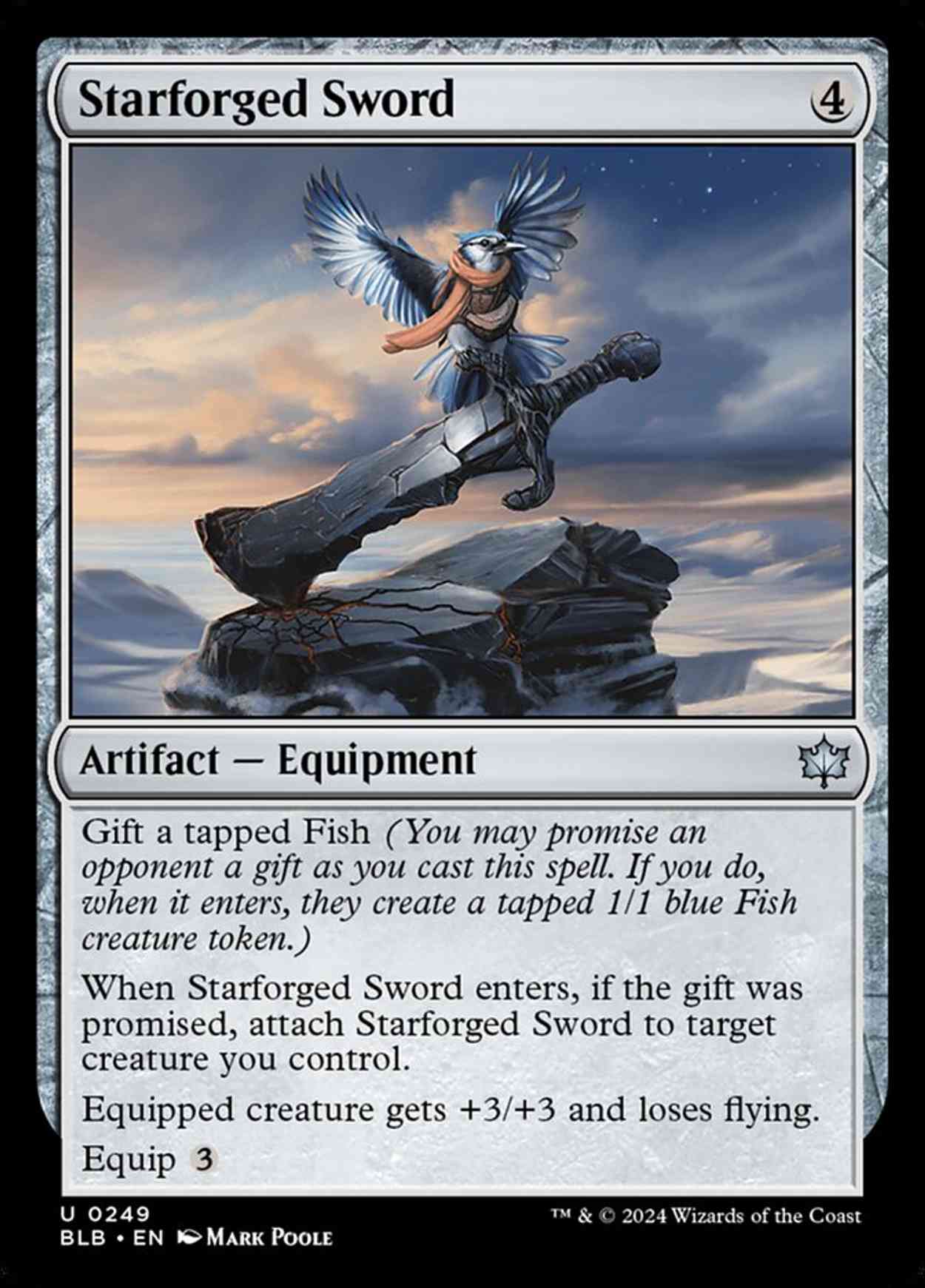 Starforged Sword magic card front