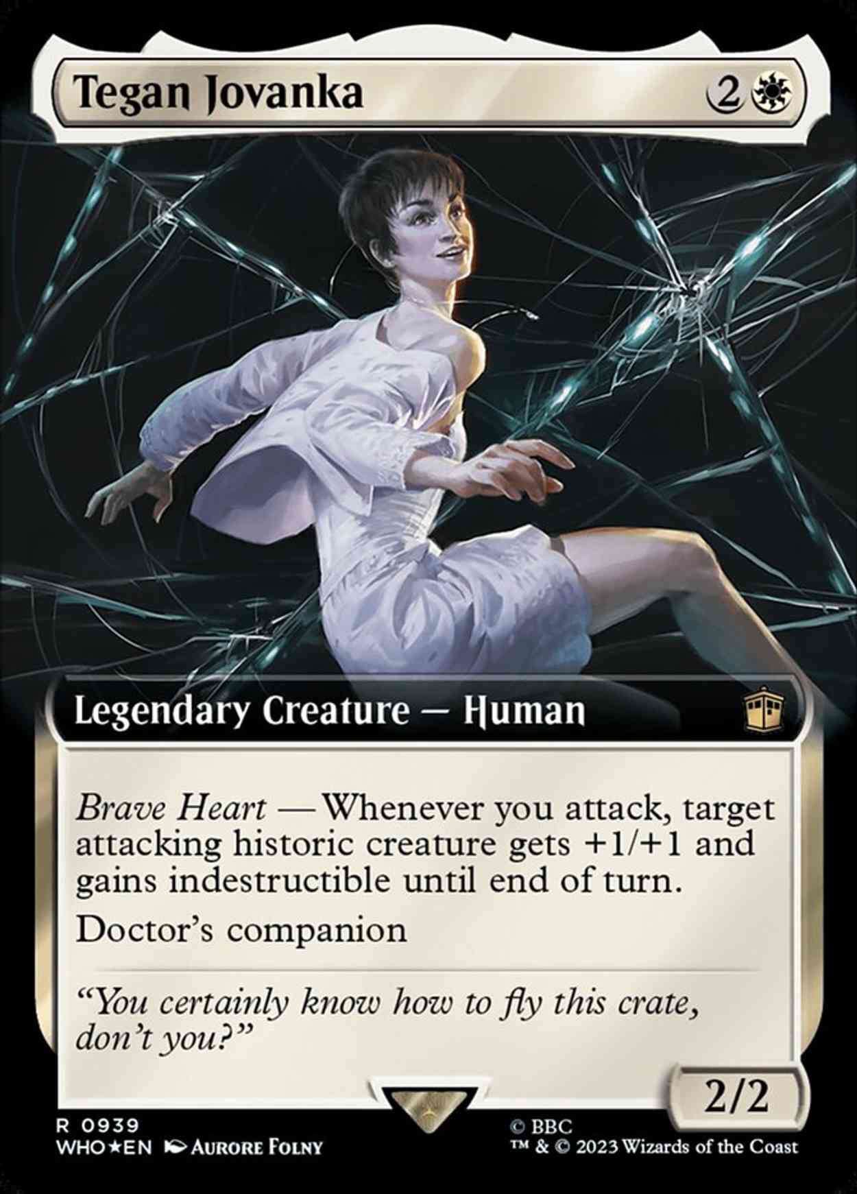 Tegan Jovanka (Extended Art) (Surge Foil) magic card front