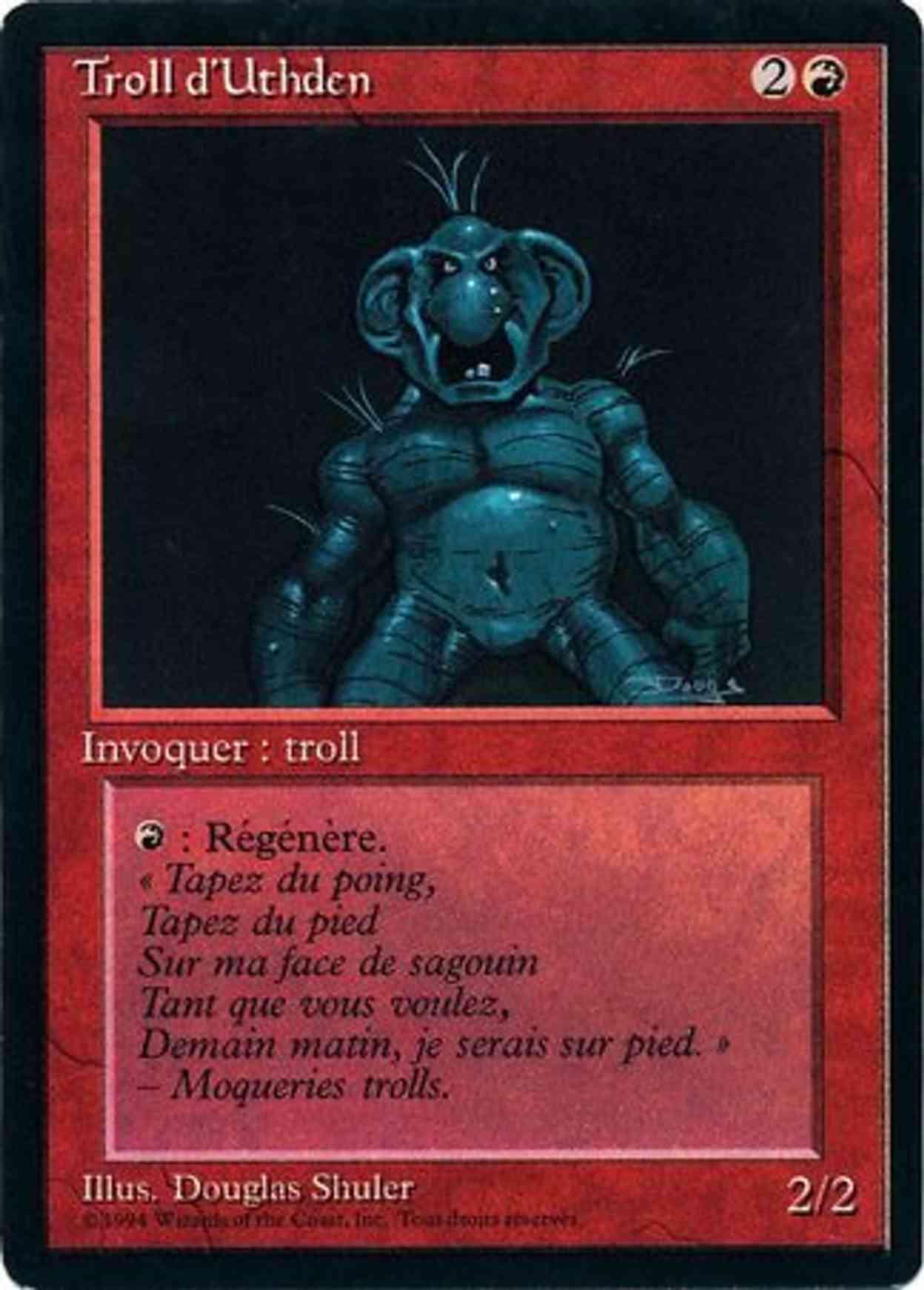 Uthden Troll magic card front