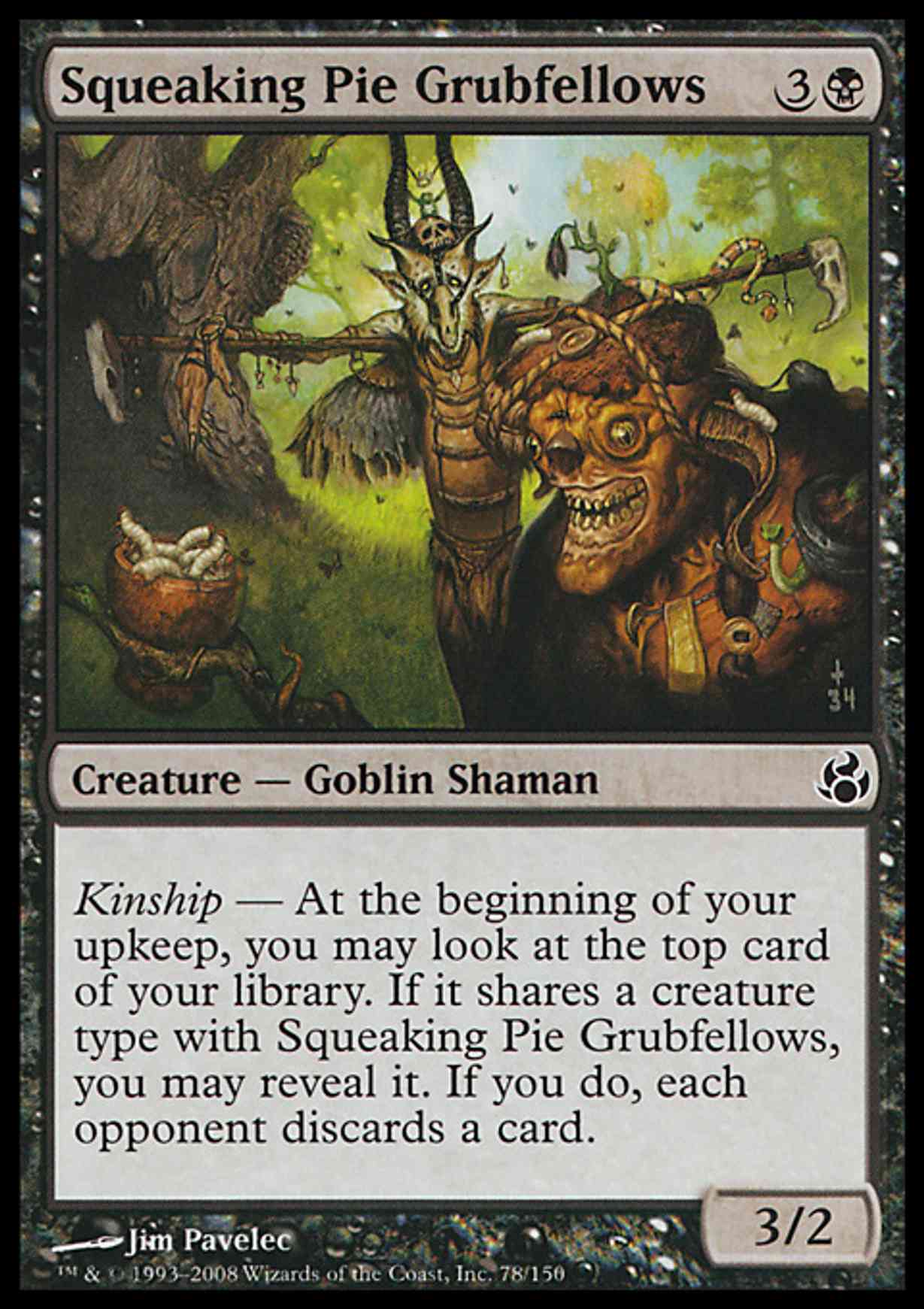 Squeaking Pie Grubfellows magic card front