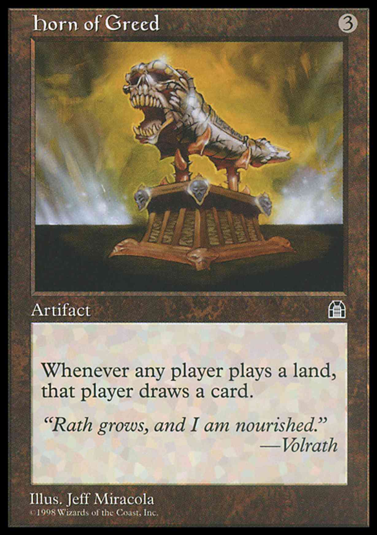 Horn of Greed magic card front