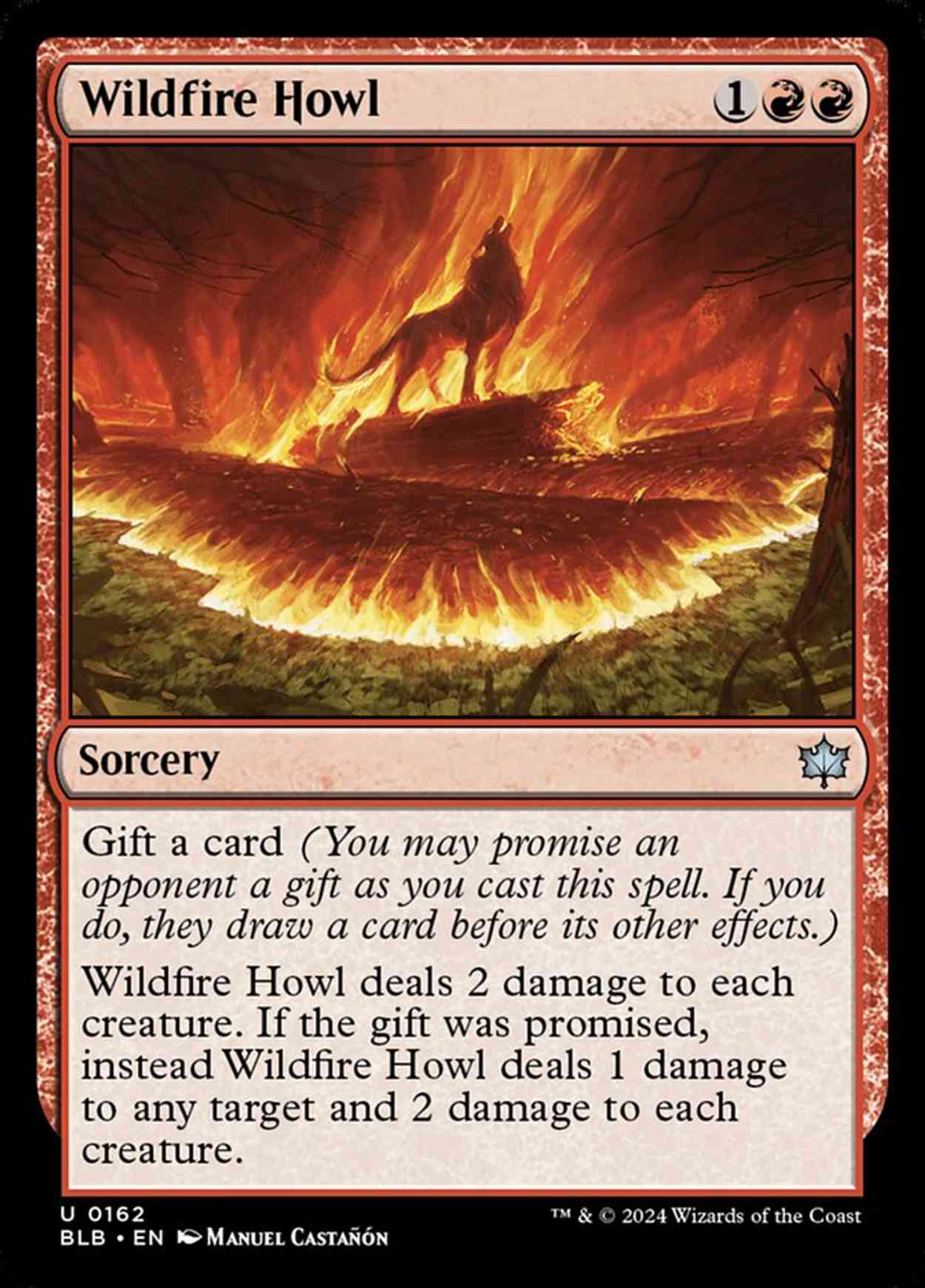 Wildfire Howl magic card front