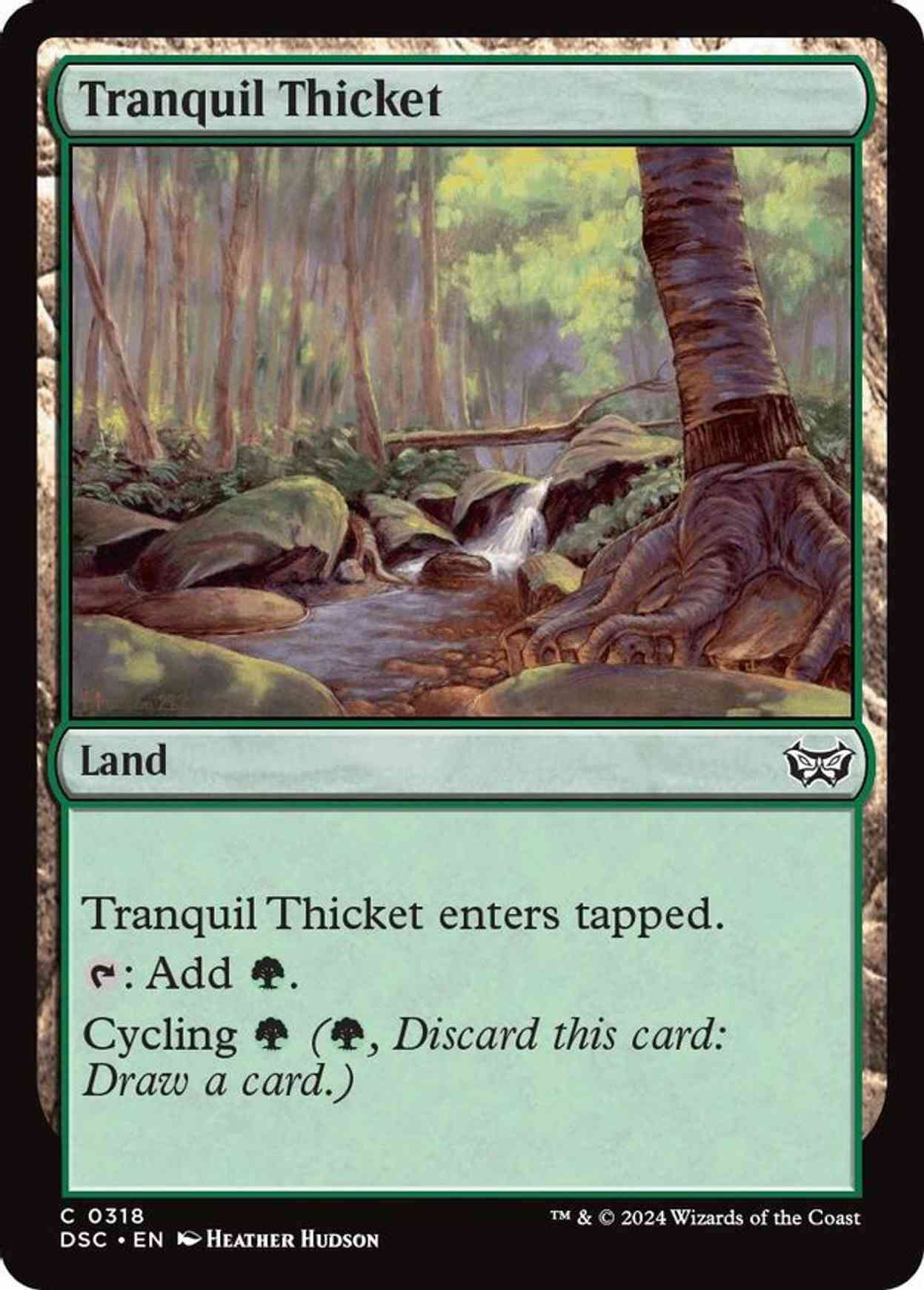 Tranquil Thicket magic card front