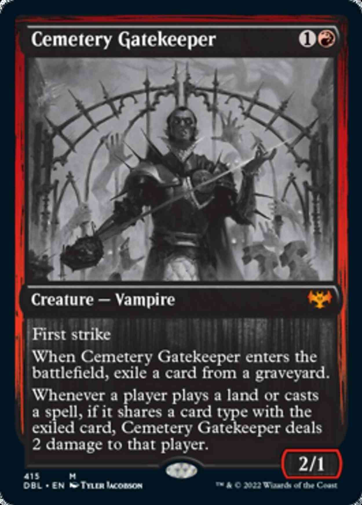 Cemetery Gatekeeper magic card front