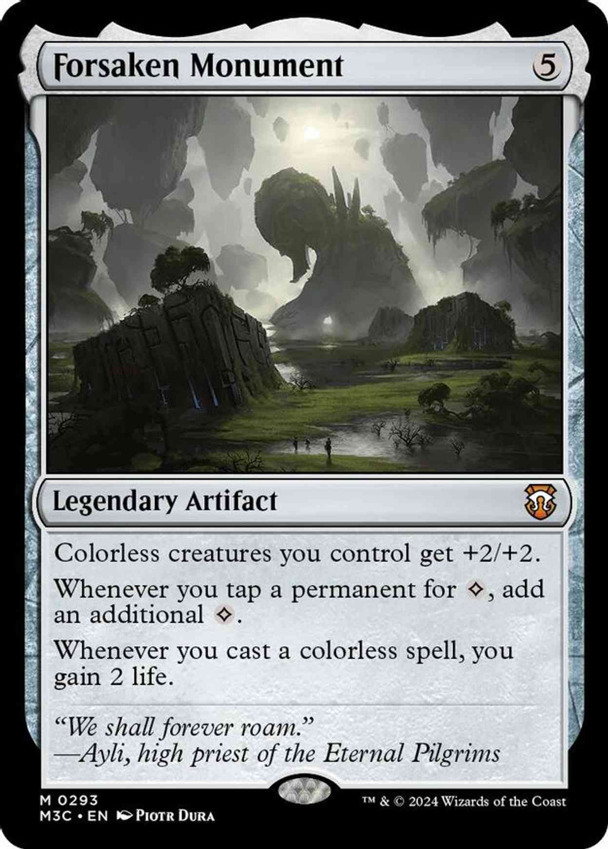 Forsaken Monument (Ripple Foil) magic card front