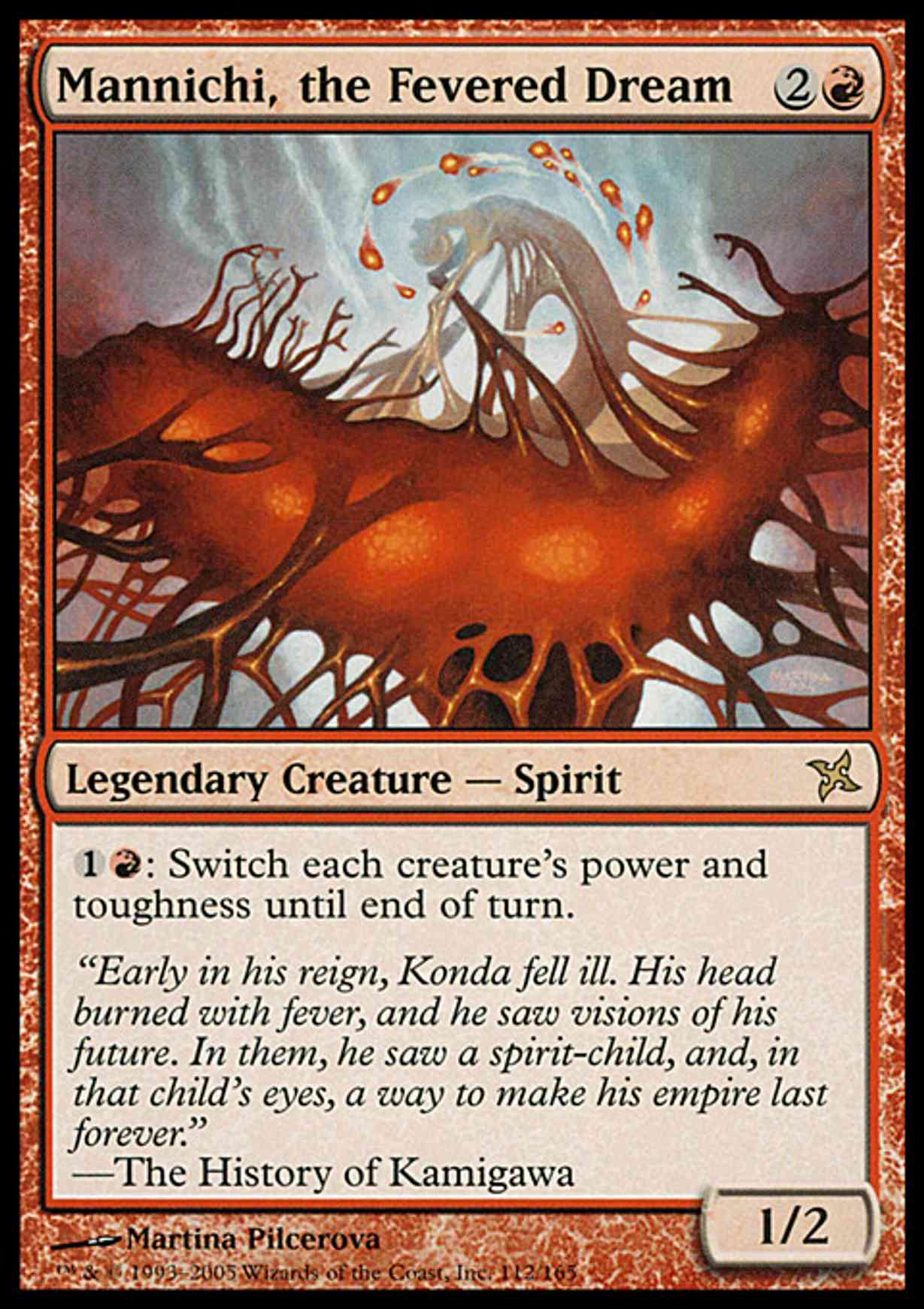 Mannichi, the Fevered Dream magic card front