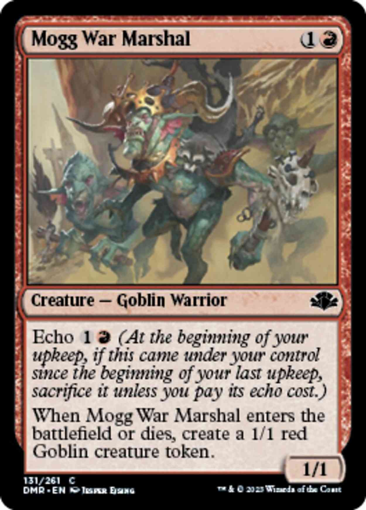 Mogg War Marshal magic card front