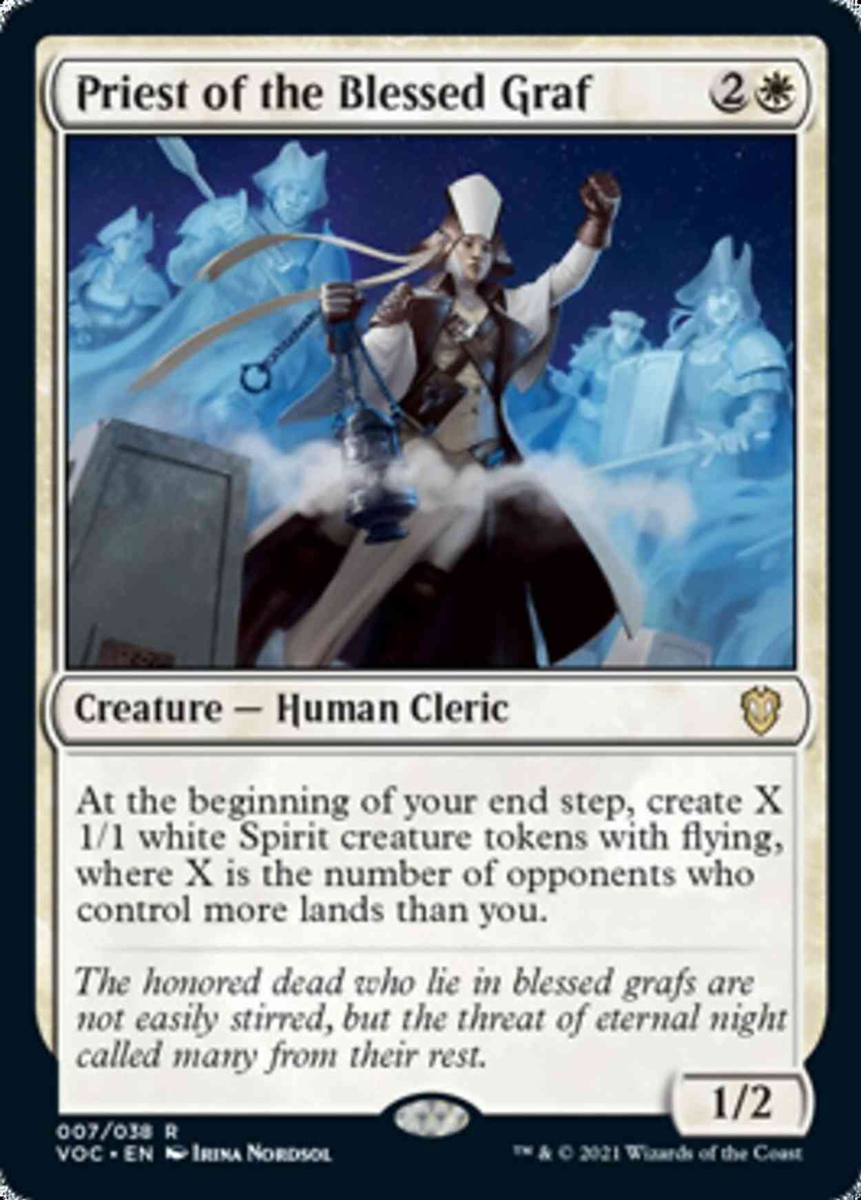 Priest of the Blessed Graf magic card front