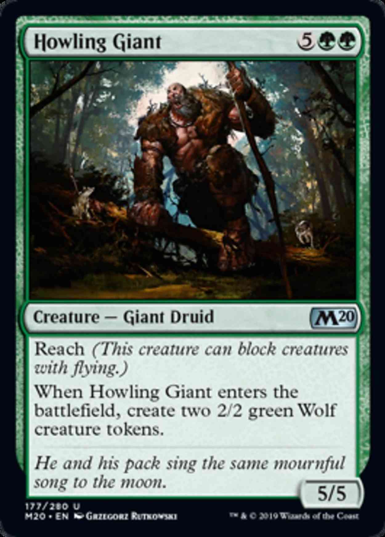 Howling Giant magic card front