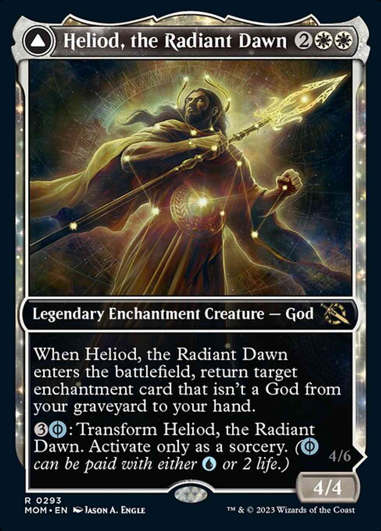 Heliod, the Radiant Dawn (Showcase) magic card front