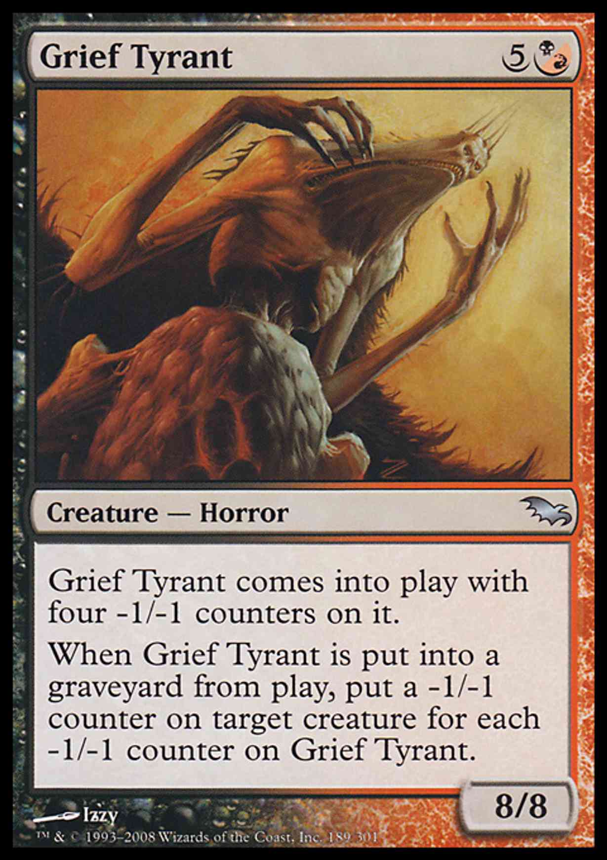 Grief Tyrant magic card front