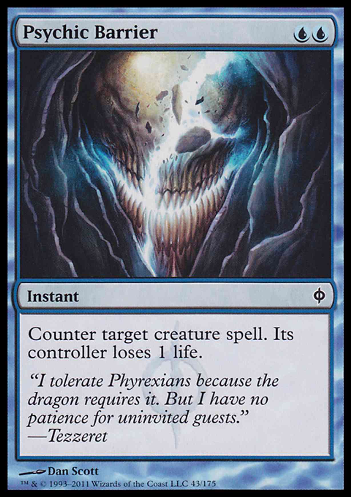 Psychic Barrier magic card front