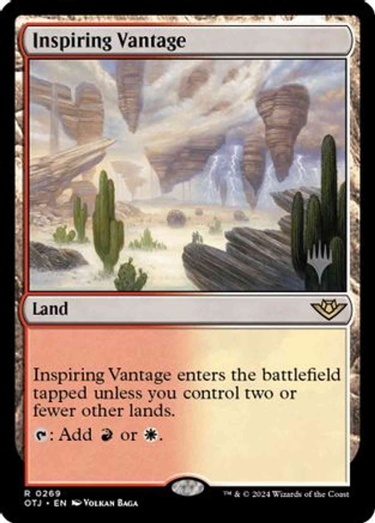 Inspiring Vantage magic card front