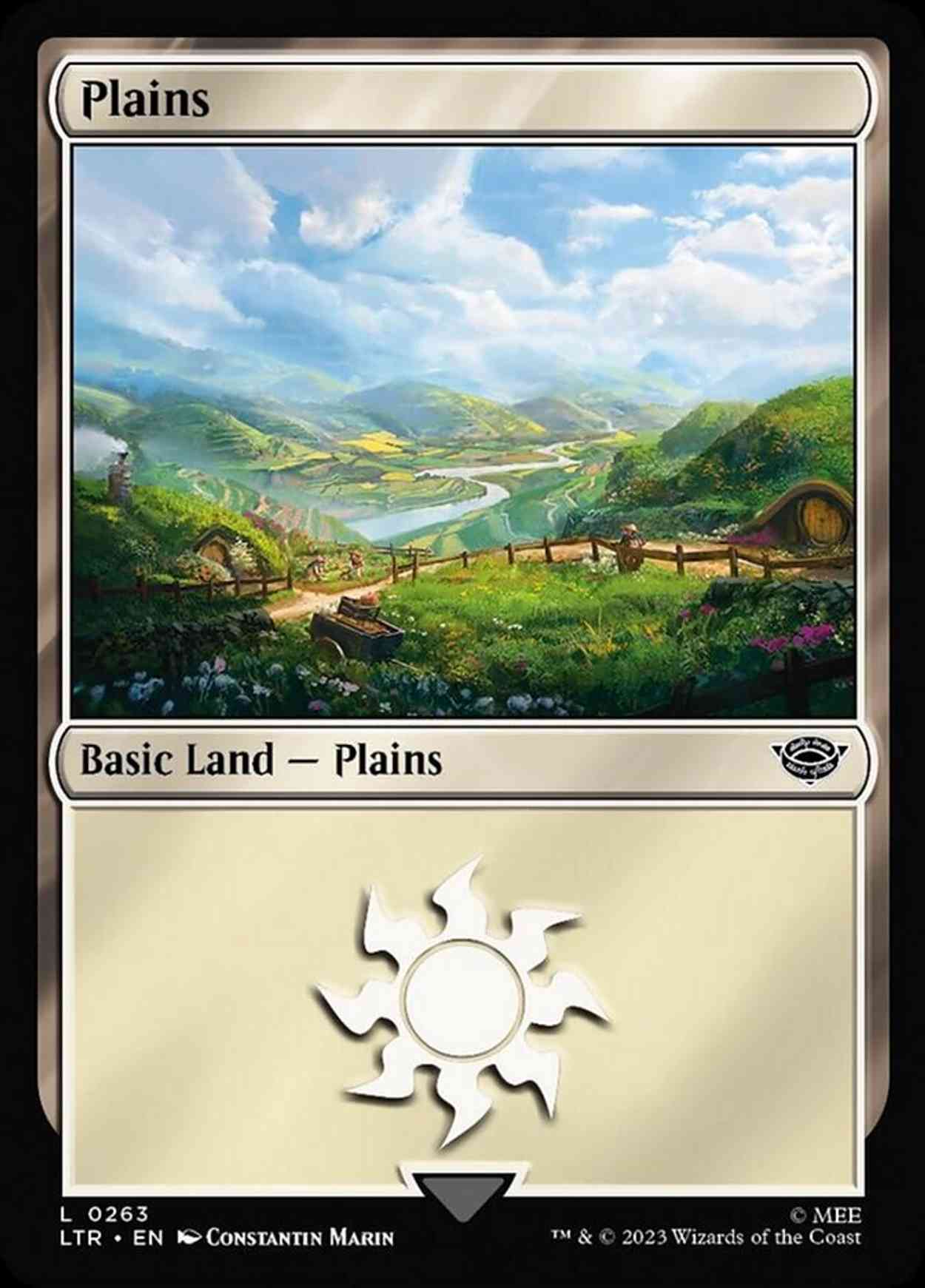 Plains (0263) magic card front