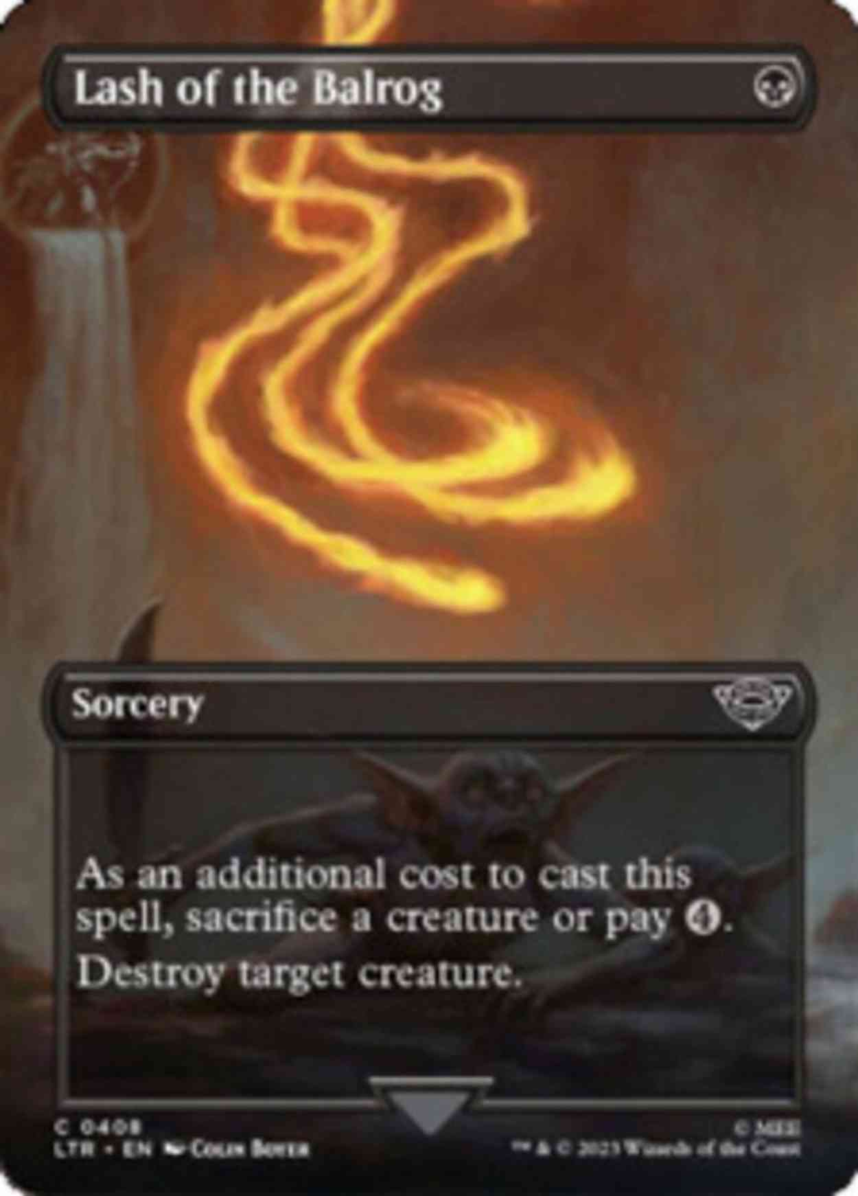 Lash of the Balrog (Borderless) magic card front