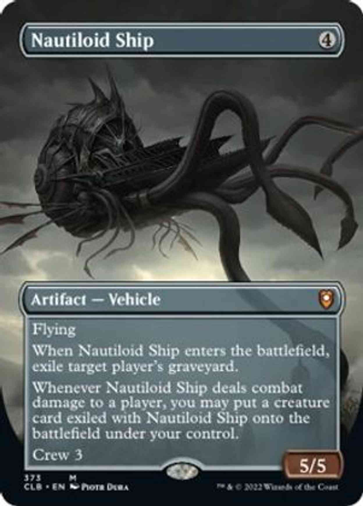Nautiloid Ship (Borderless) magic card front