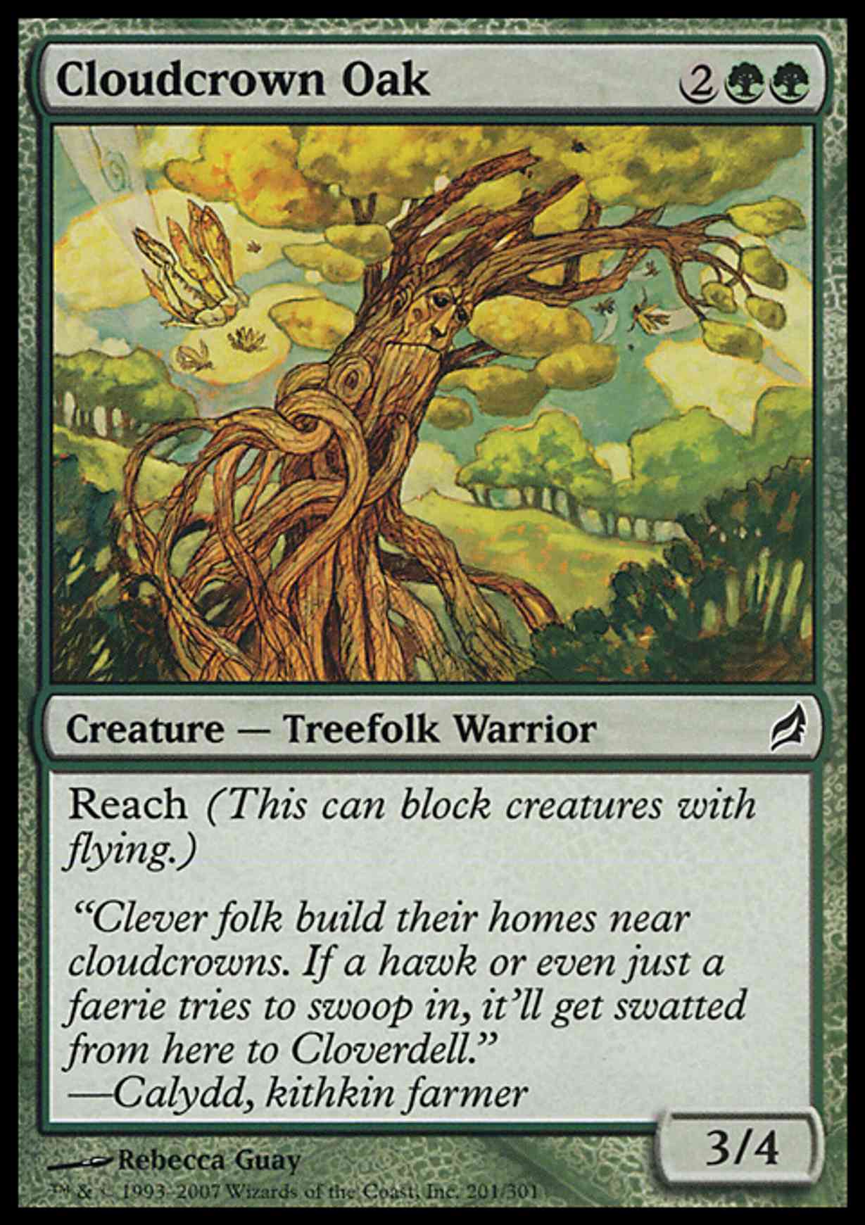 Cloudcrown Oak magic card front