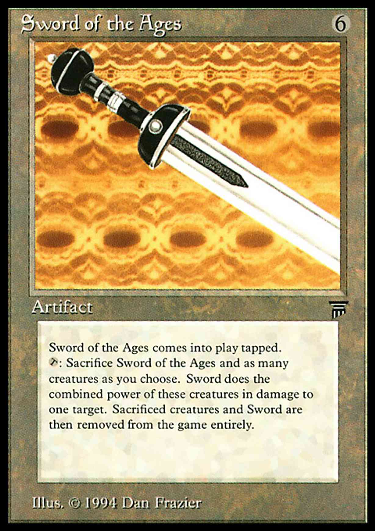 Sword of the Ages magic card front