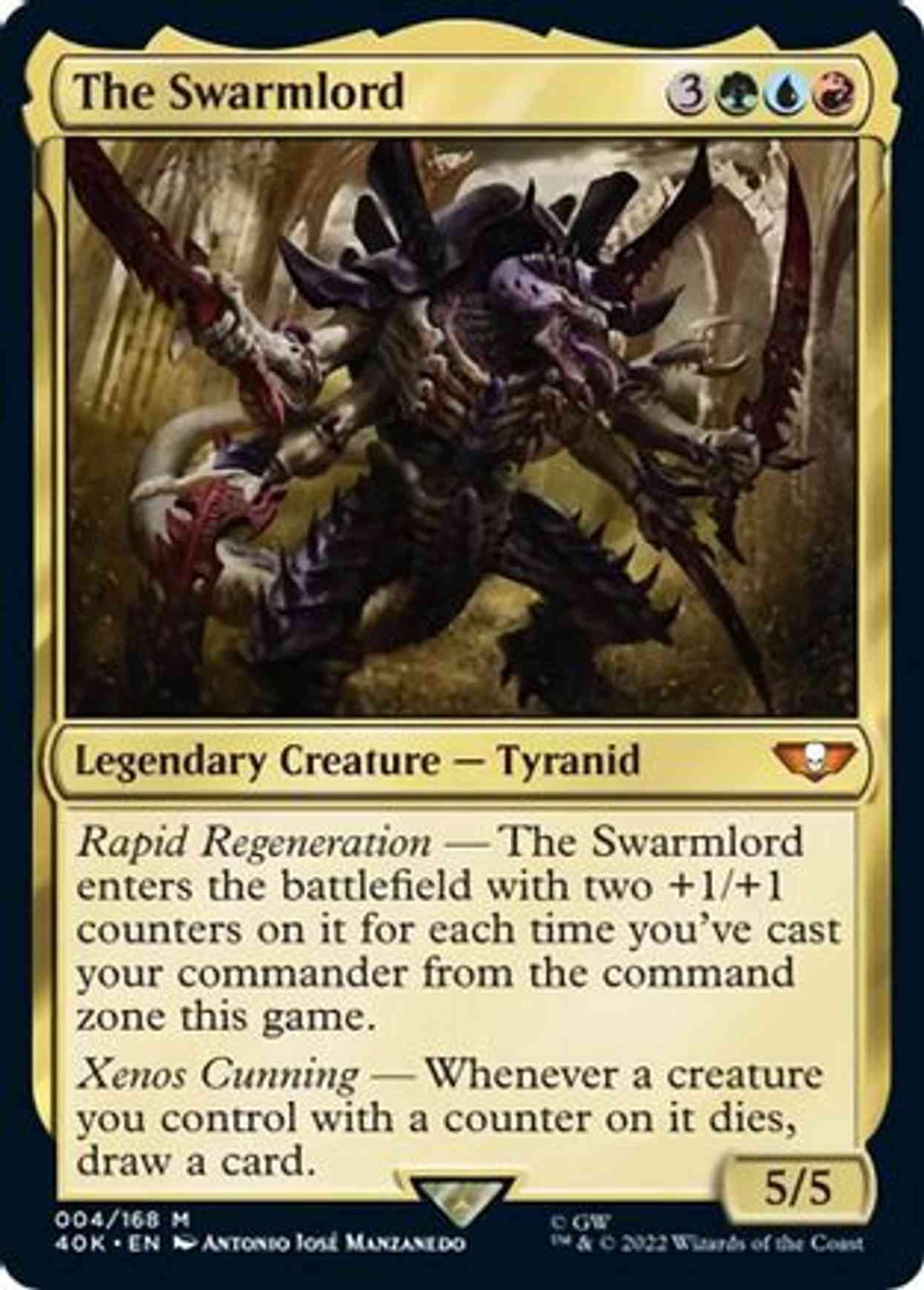 The Swarmlord (Surge Foil) magic card front