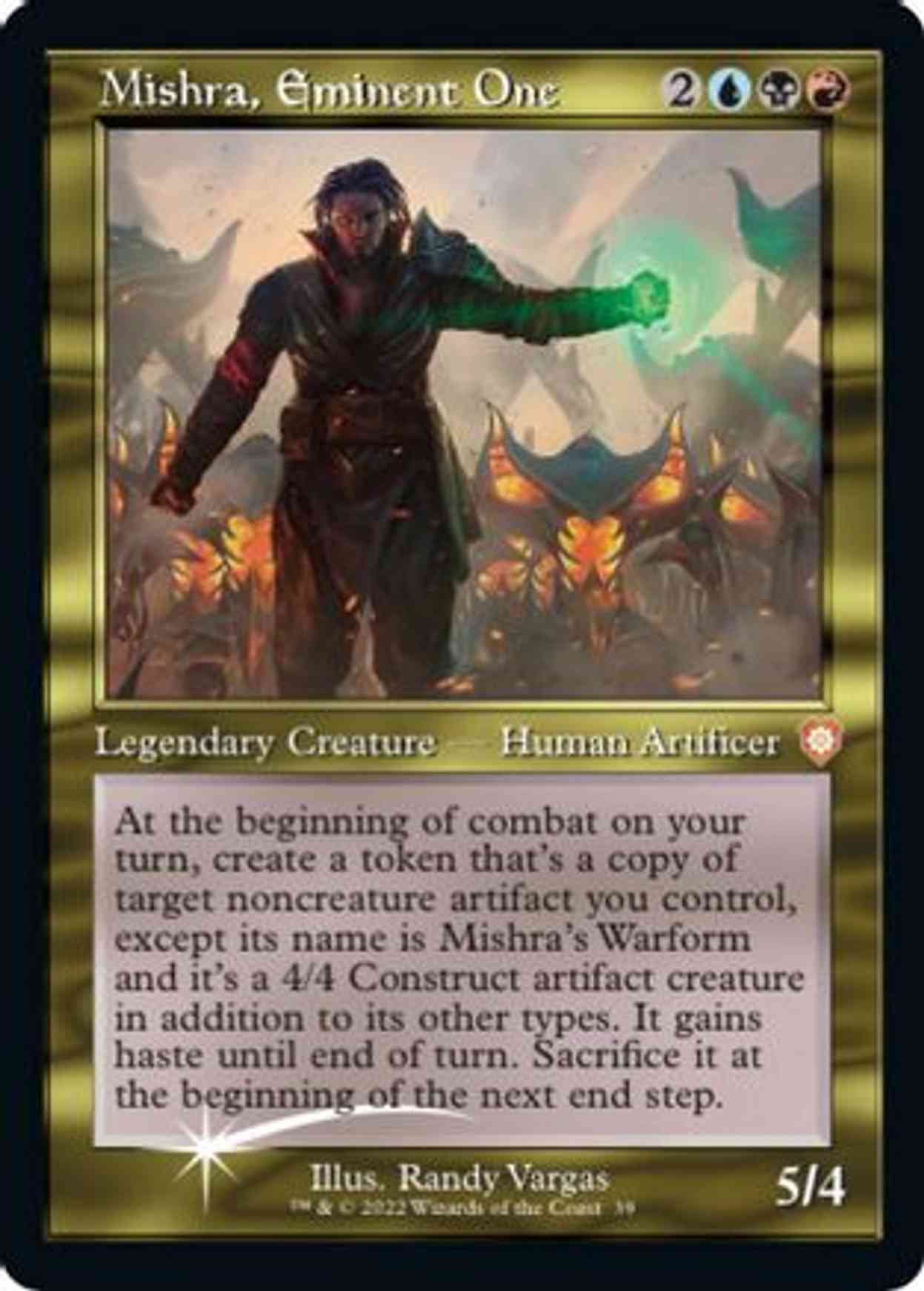 Mishra, Eminent One (Display Commander) - Thick Stock magic card front
