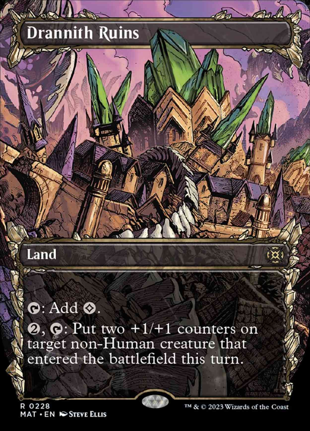 Drannith Ruins (Halo Foil) magic card front