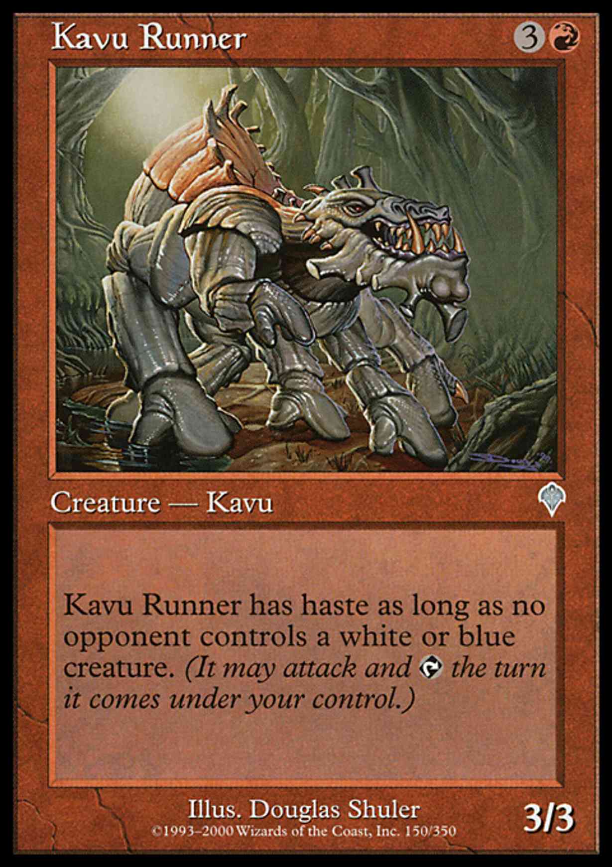 Kavu Runner magic card front