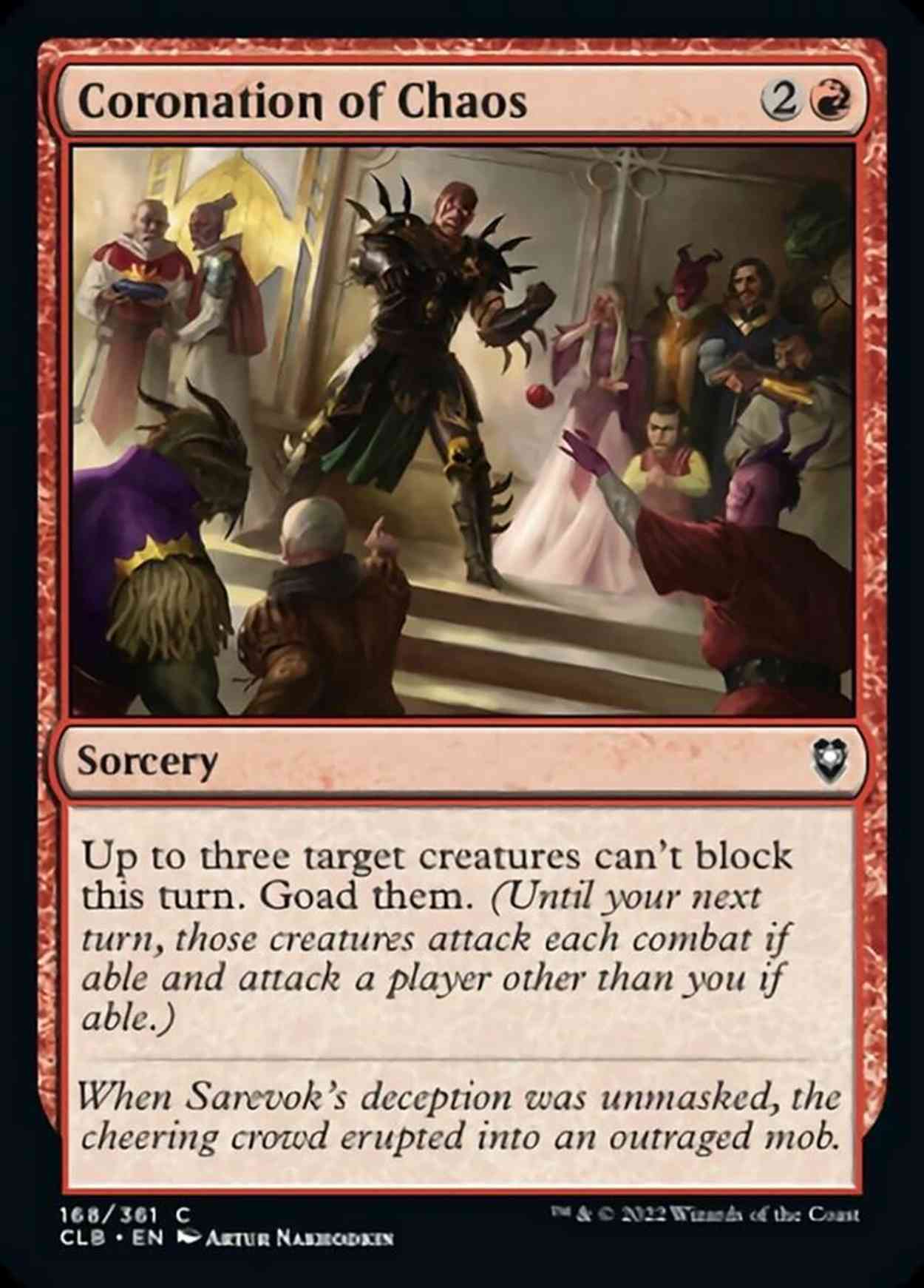 Coronation of Chaos magic card front