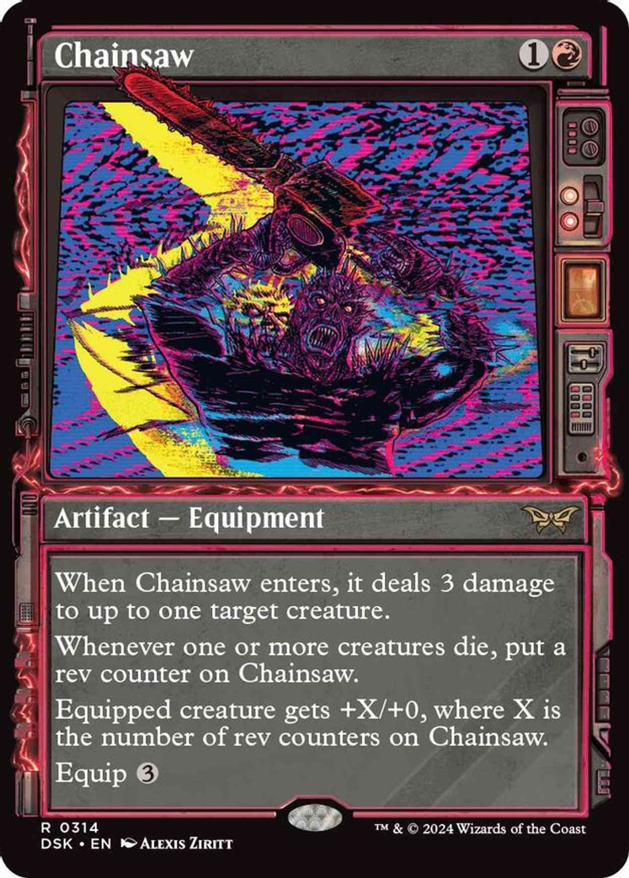 Chainsaw (Showcase) magic card front