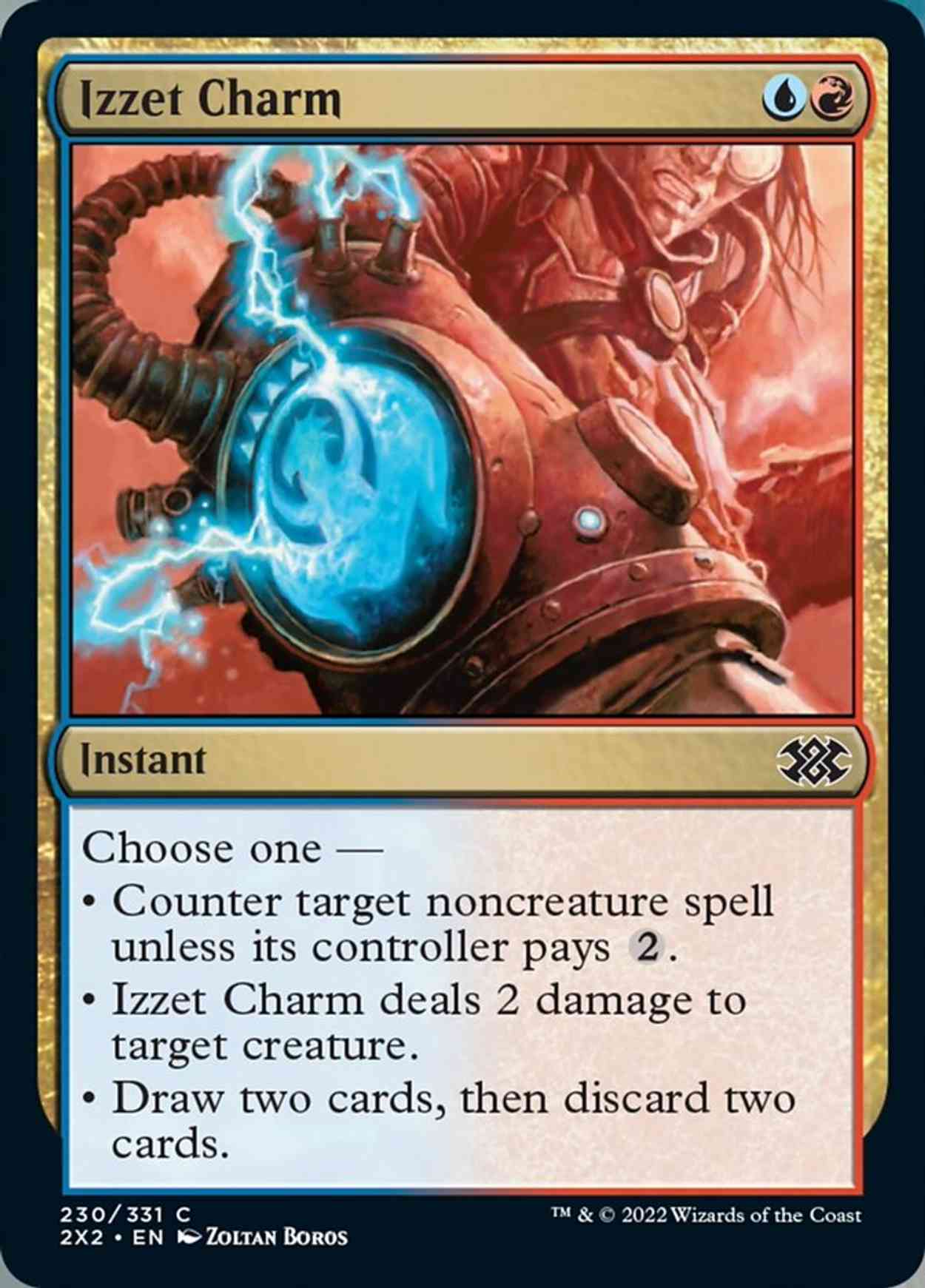 Izzet Charm magic card front