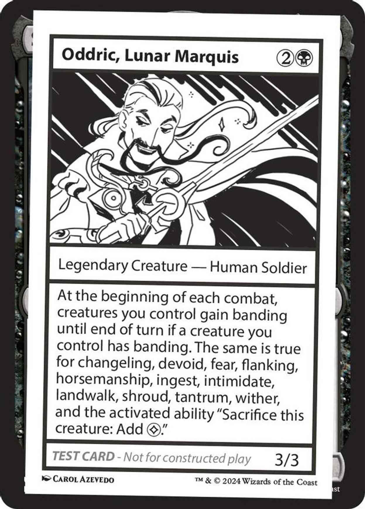 Oddric, Lunar Marquis magic card front