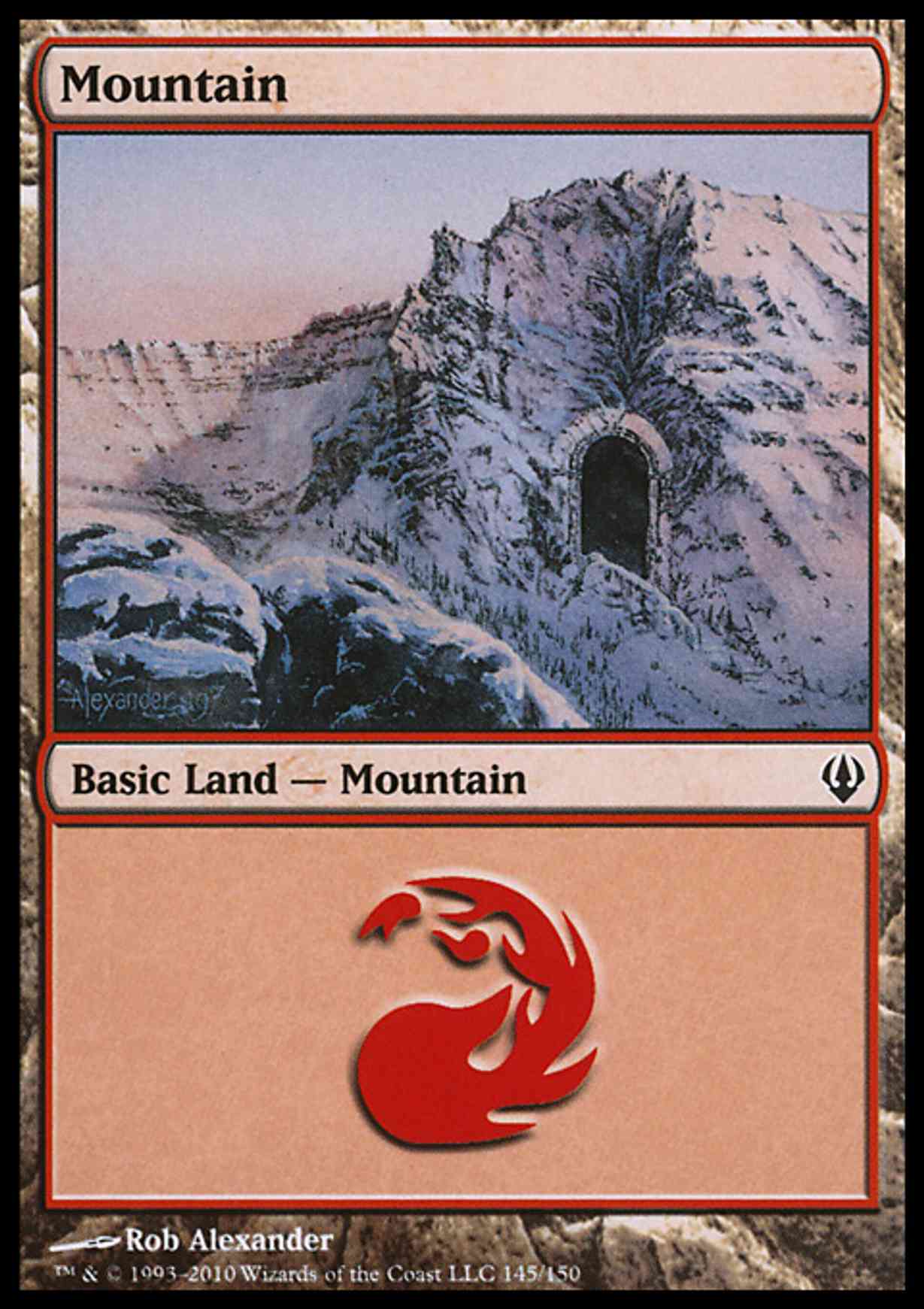 Mountain (145) magic card front