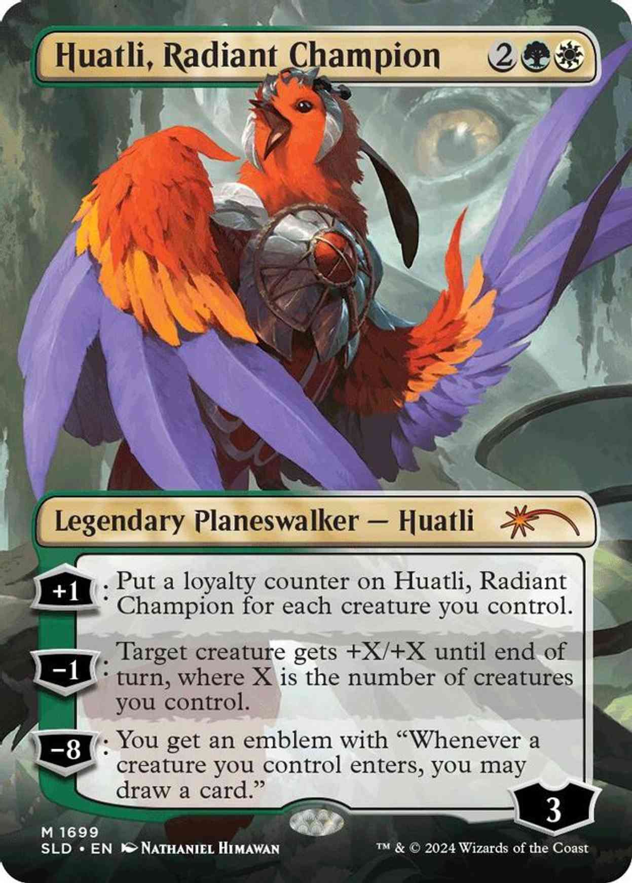 Huatli, Radiant Champion magic card front