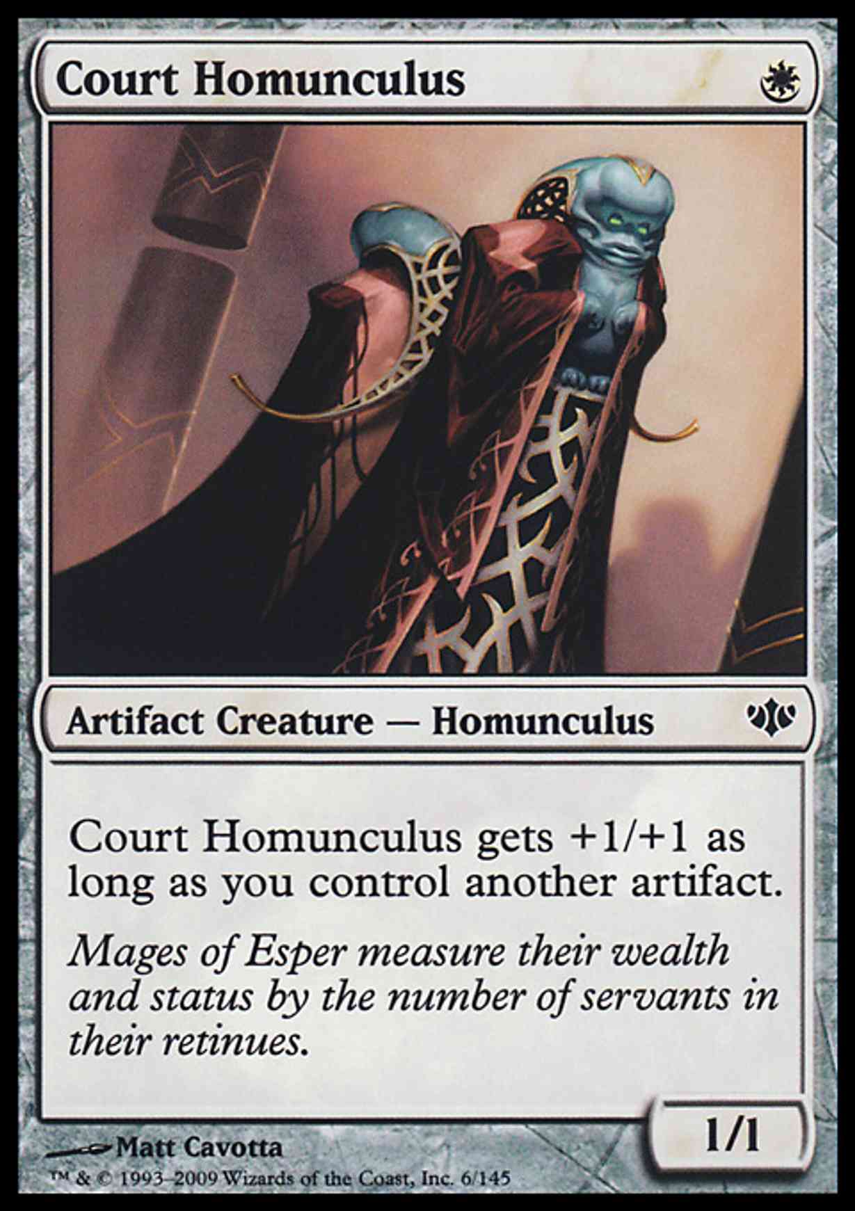Court Homunculus magic card front