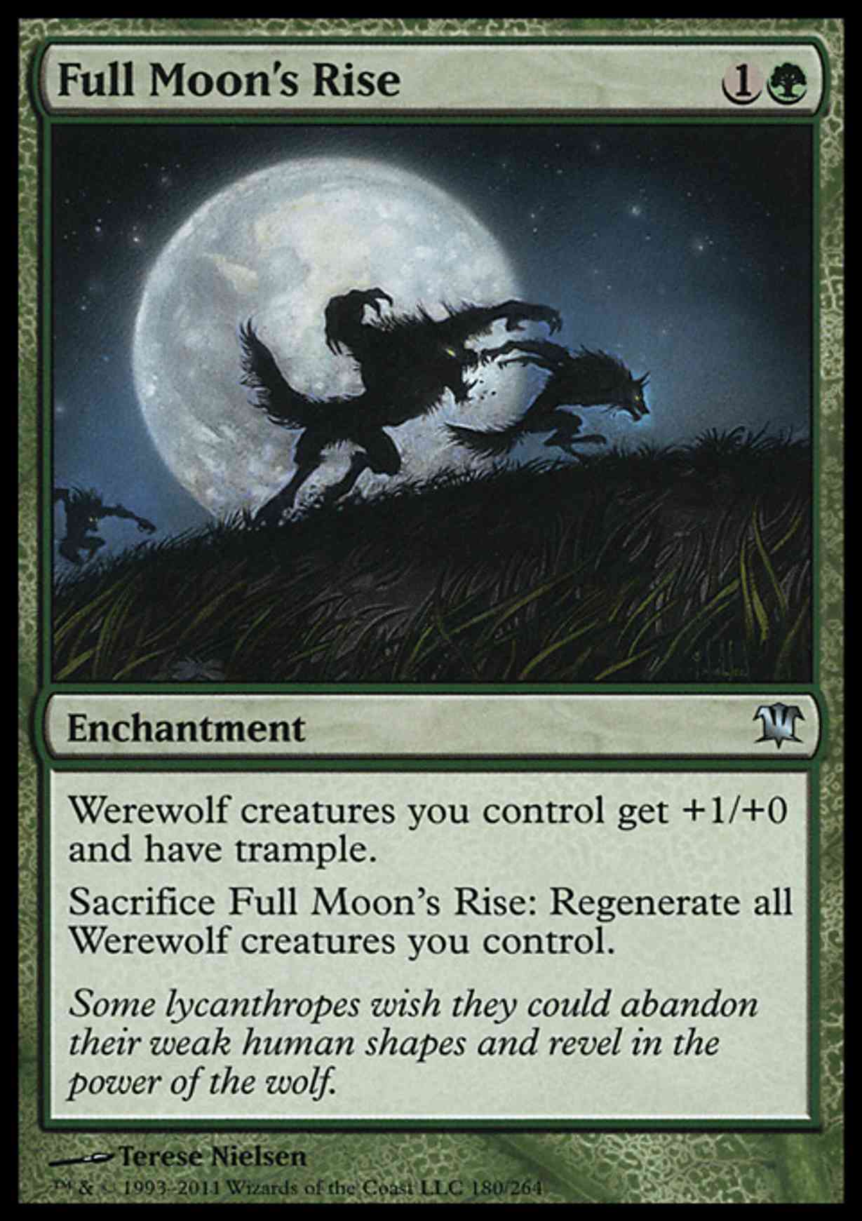 Full Moon's Rise magic card front