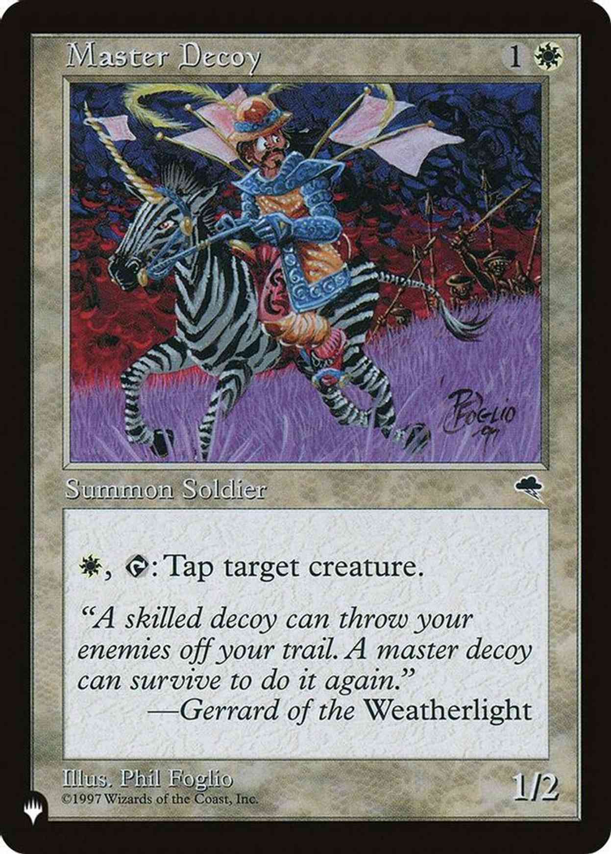 Master Decoy magic card front
