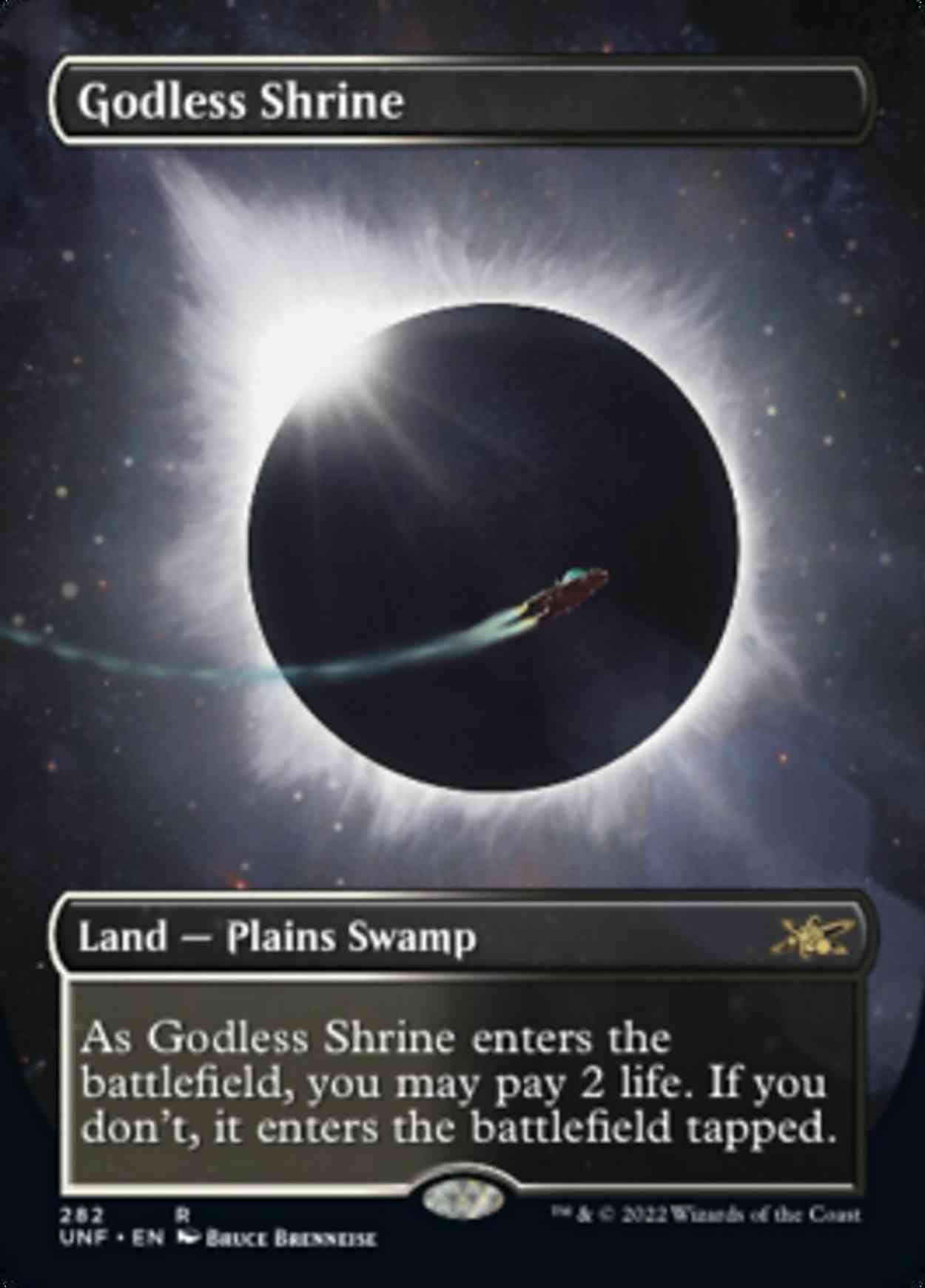 Godless Shrine (Borderless) magic card front