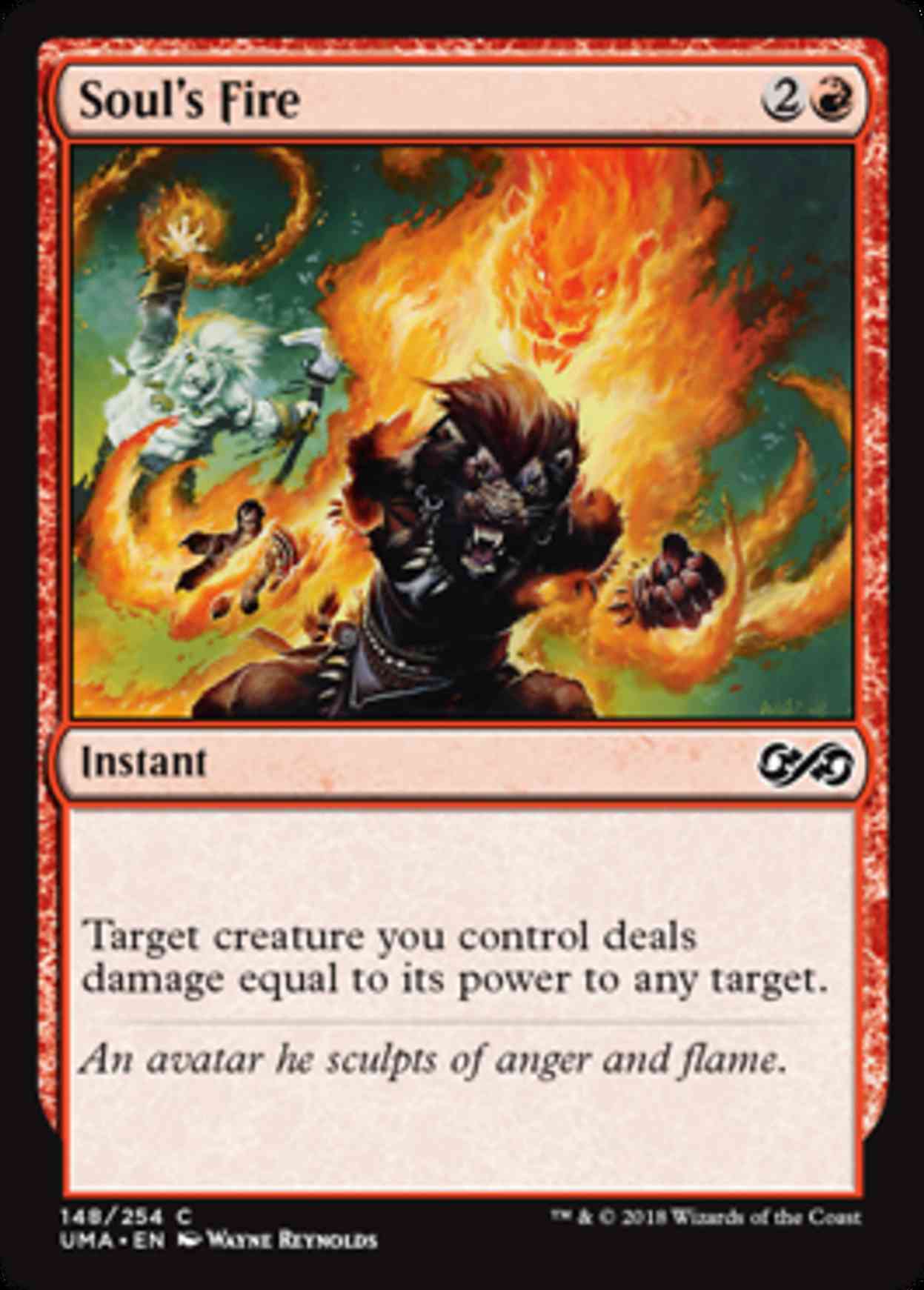 Soul's Fire magic card front